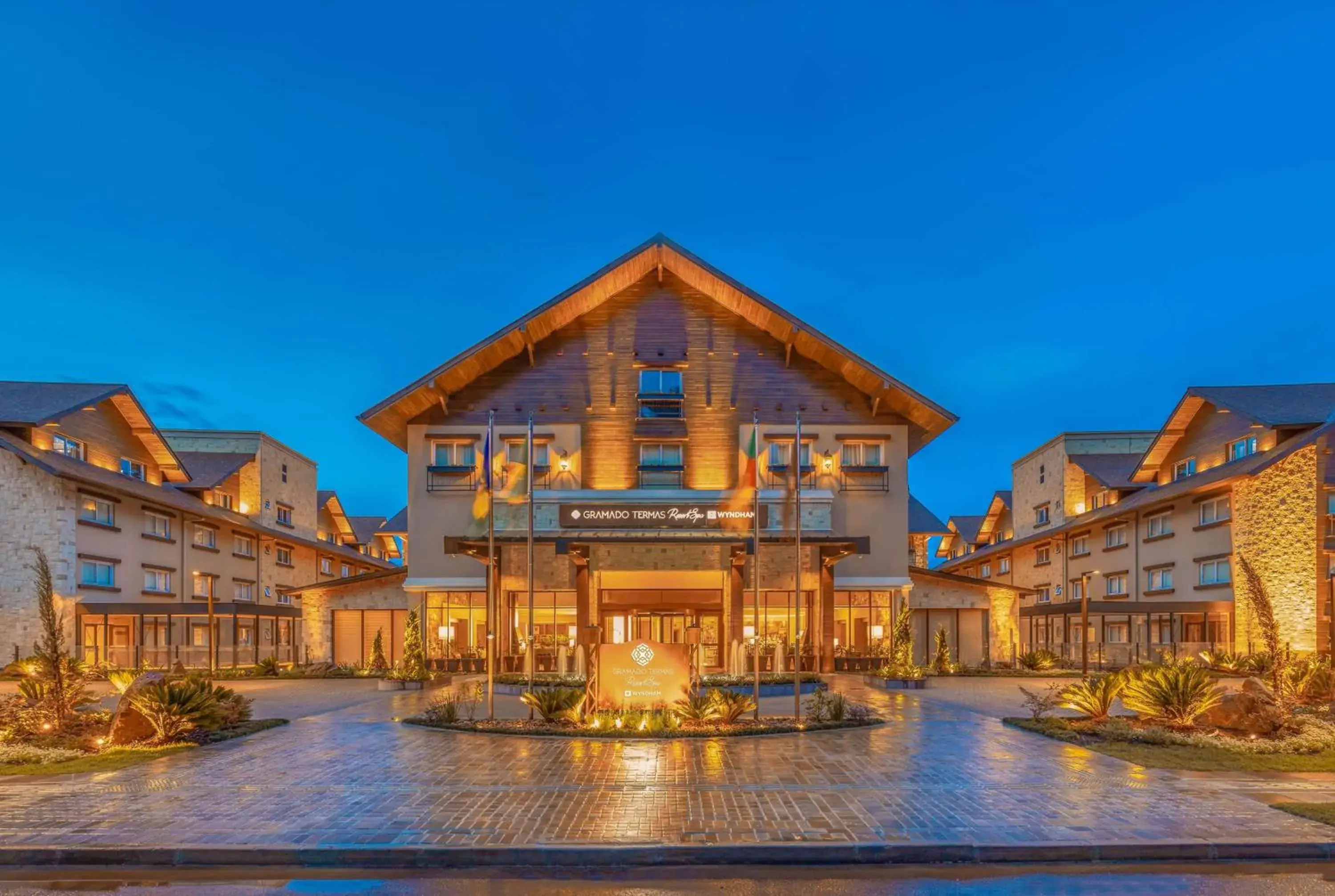 Property building in Wyndham Gramado Termas Resort & Spa Property building in Wyndham Gramado Termas Resort & Spa