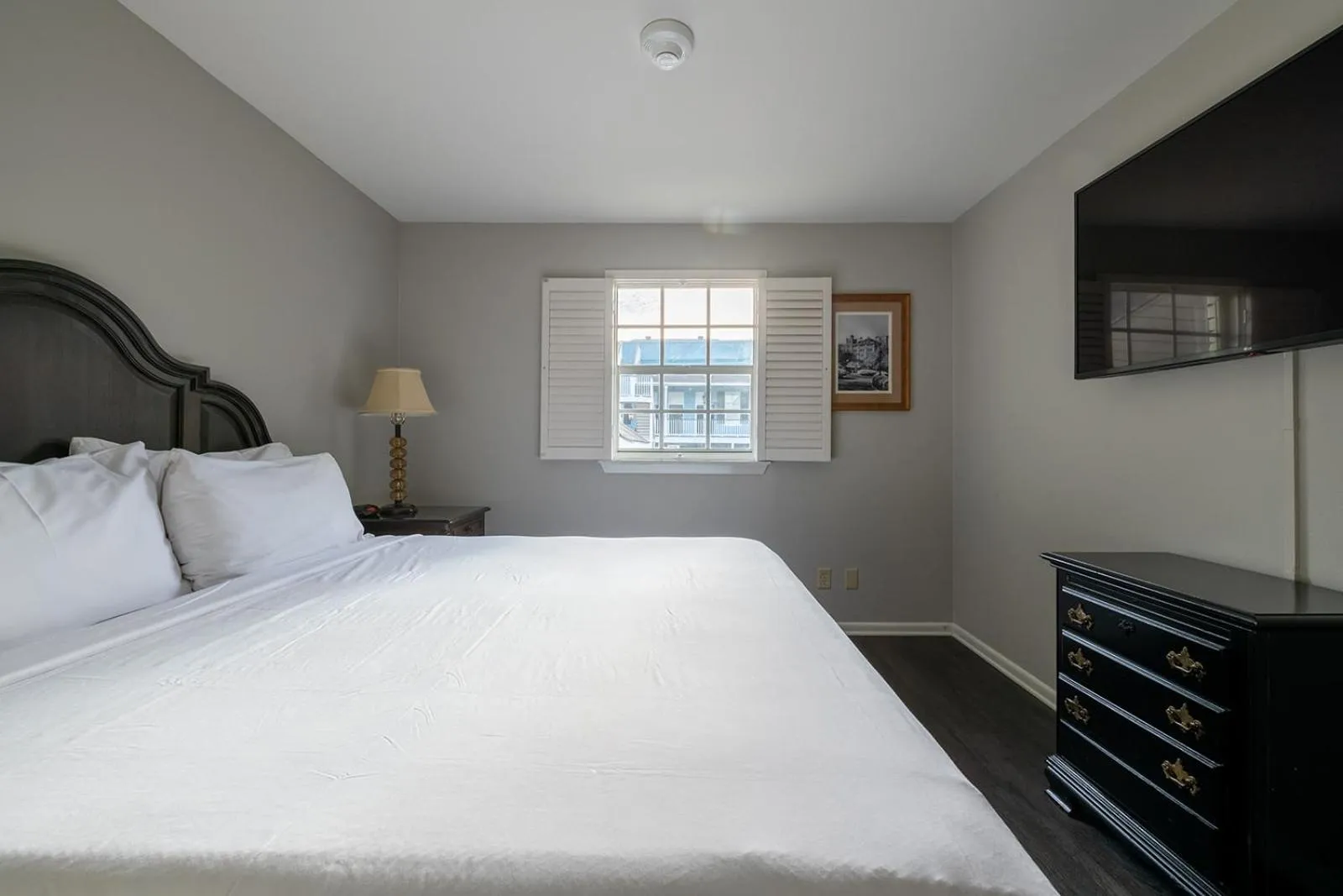 Bed in French Quarter Suites Hotel