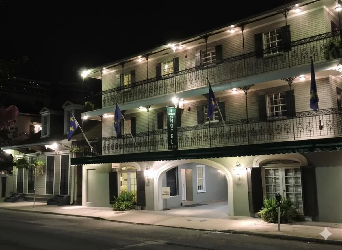 Property building in French Quarter Suites Hotel