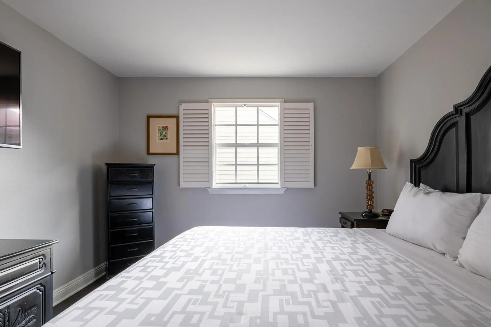 Bed in French Quarter Suites Hotel