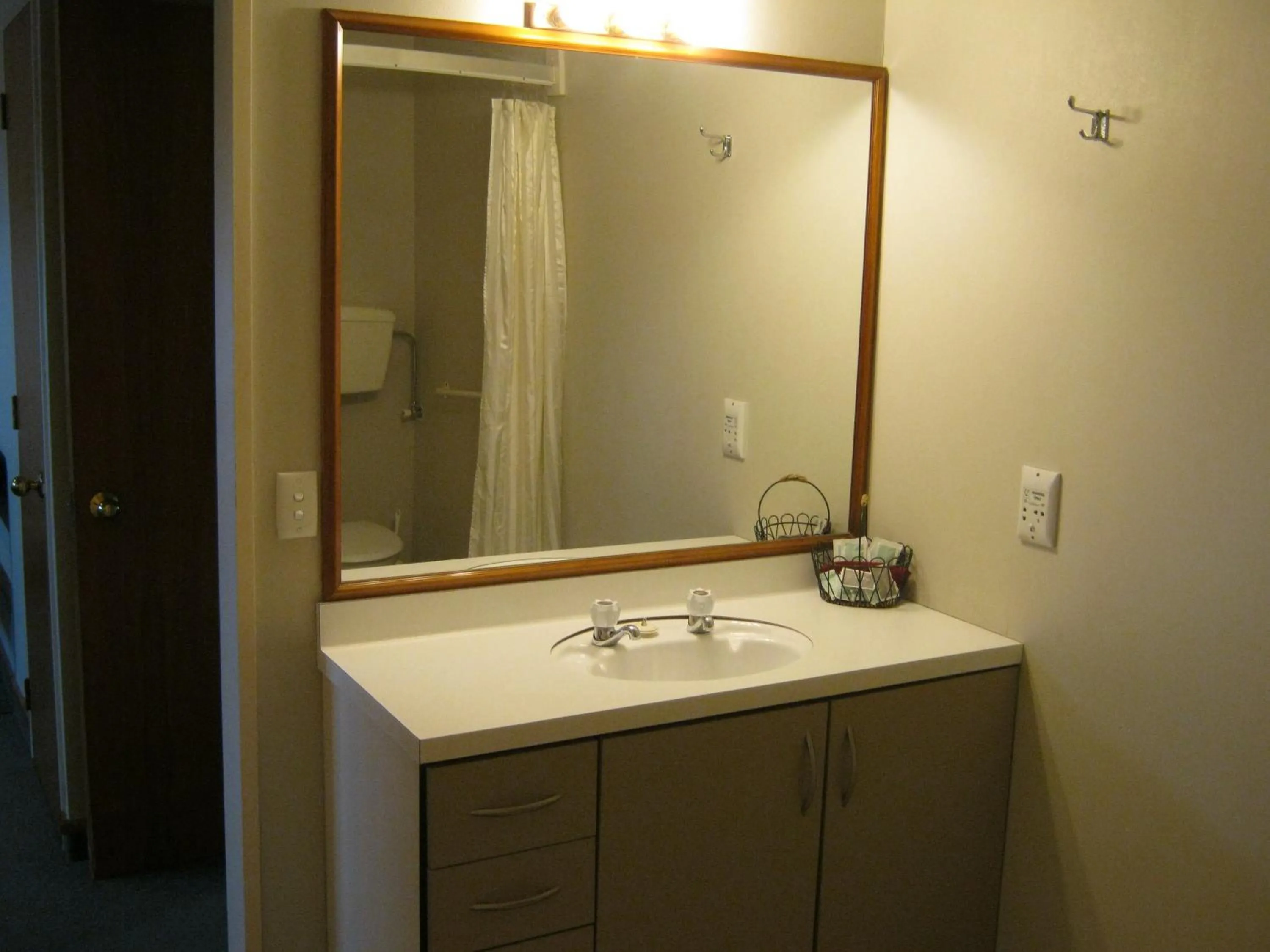 Bathroom in Blue Dolphin Motel