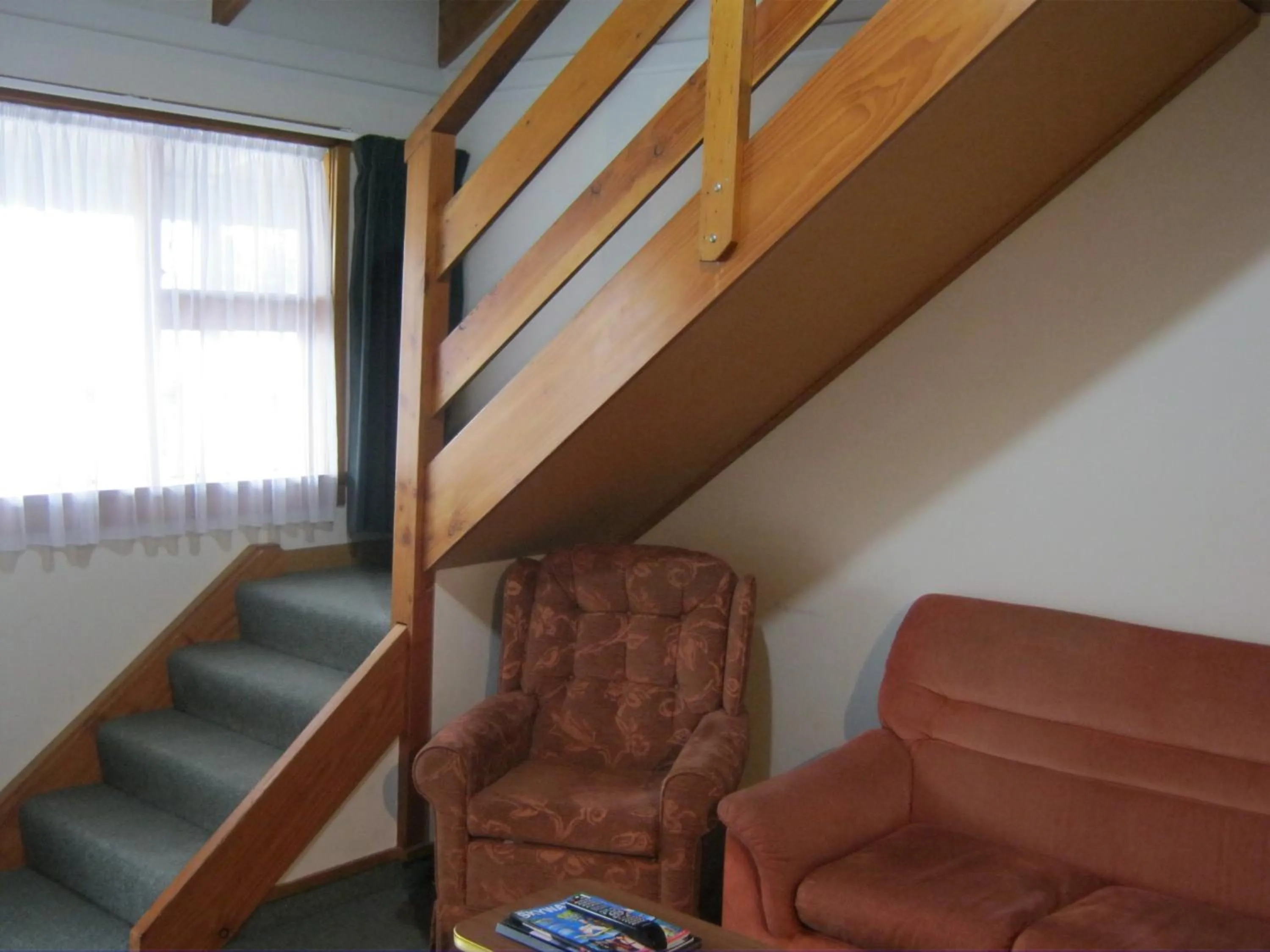 Seating area in Blue Dolphin Motel
