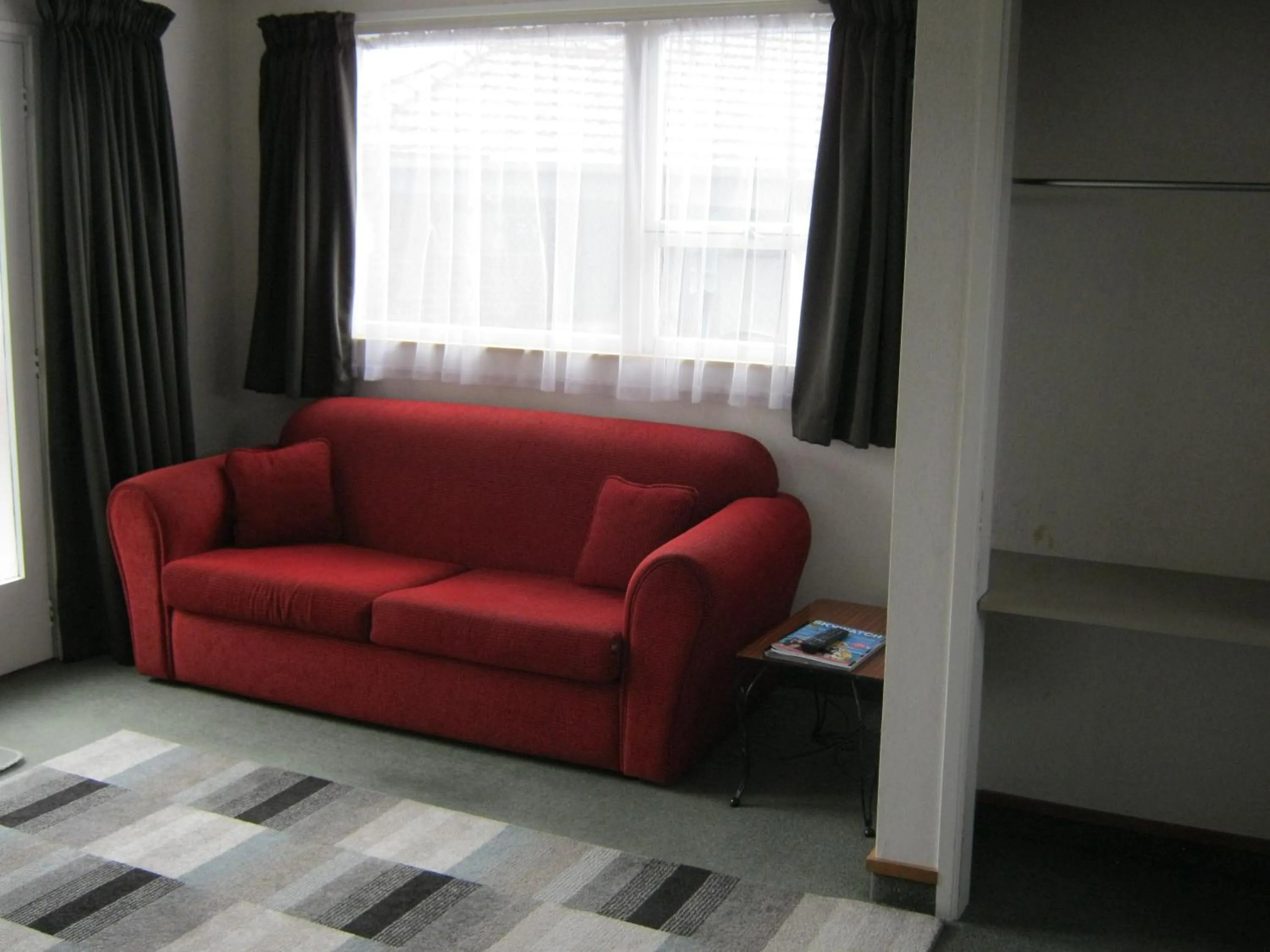 Seating area in Blue Dolphin Motel