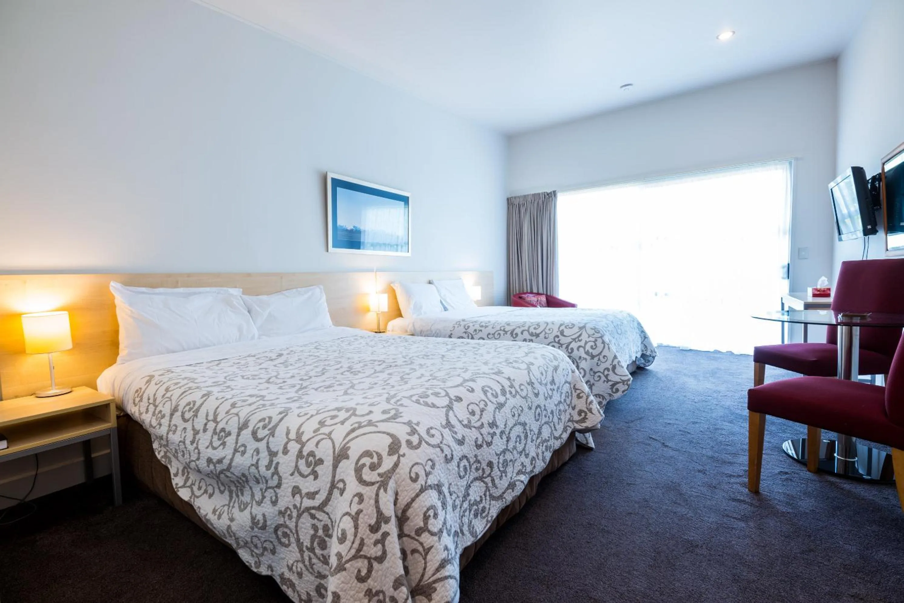 Bed in The Westhaven Motel