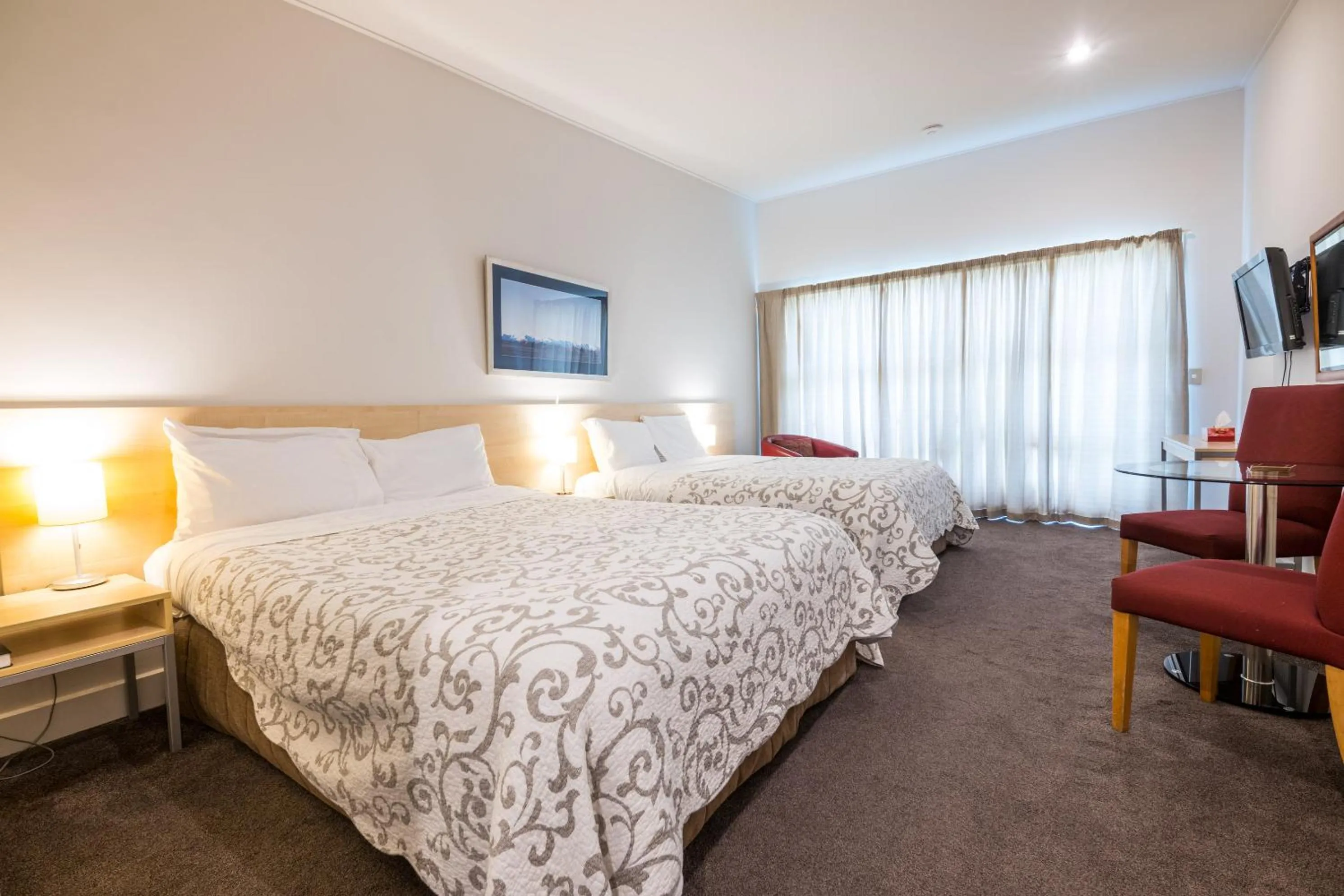 Bed in The Westhaven Motel