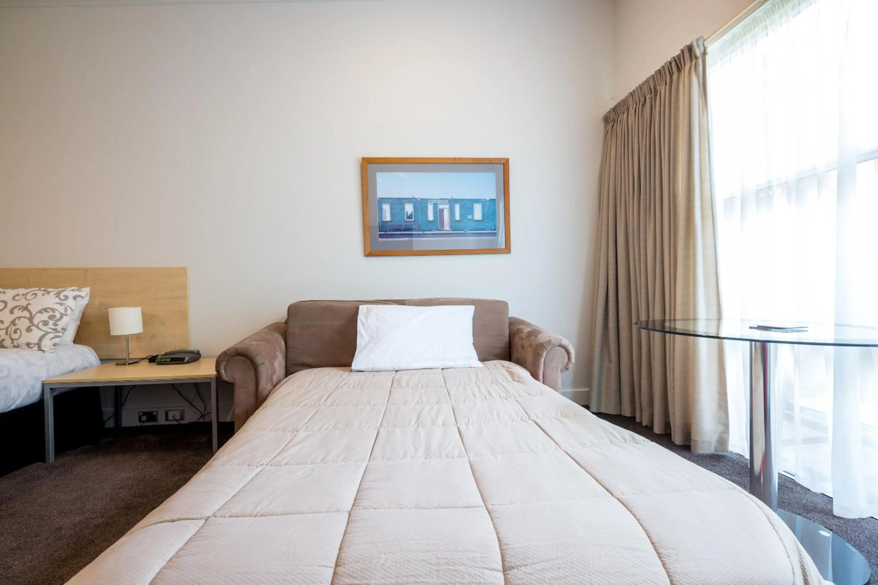 Bed in The Westhaven Motel