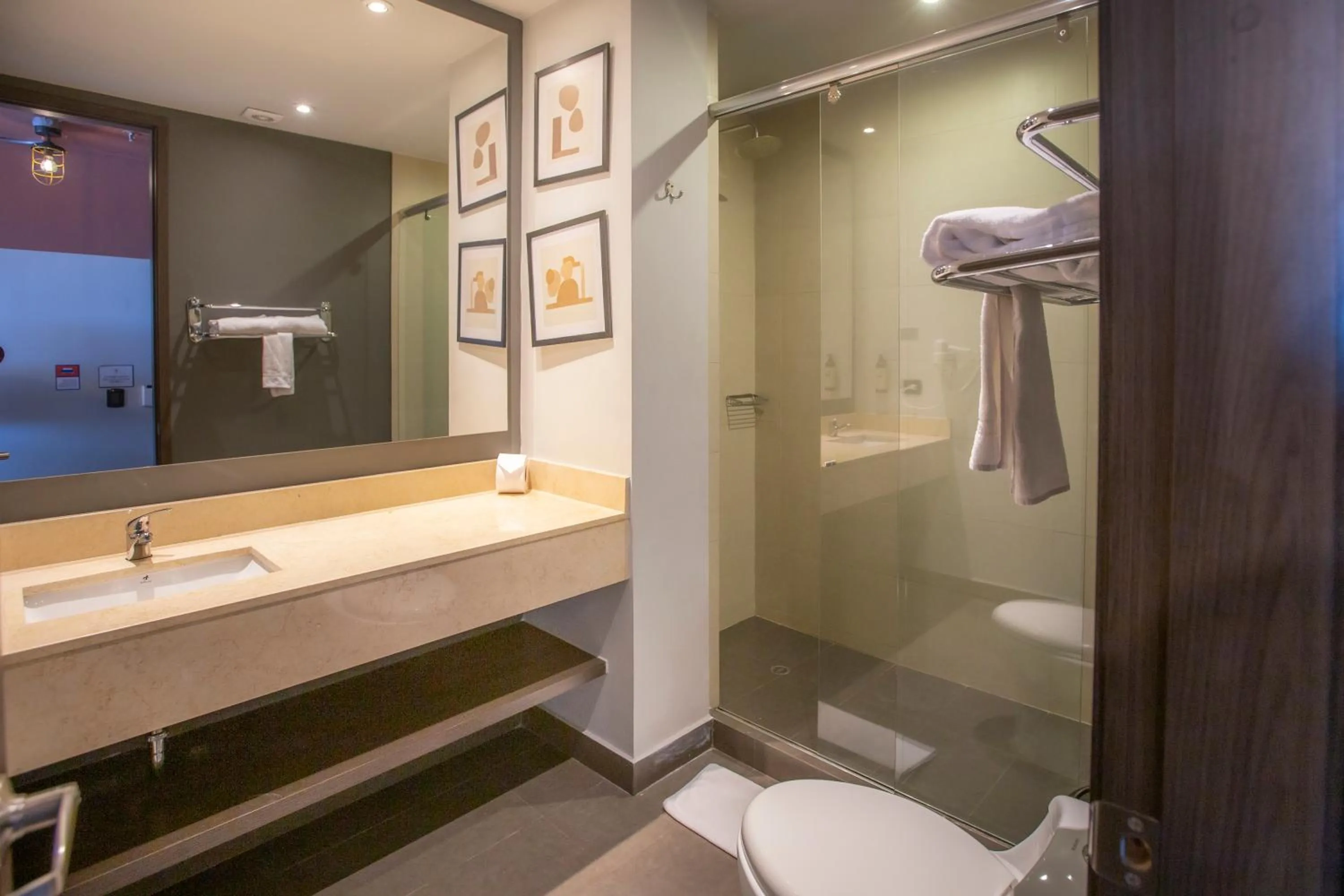 Shower in Socialtel Parque 93 Bogota