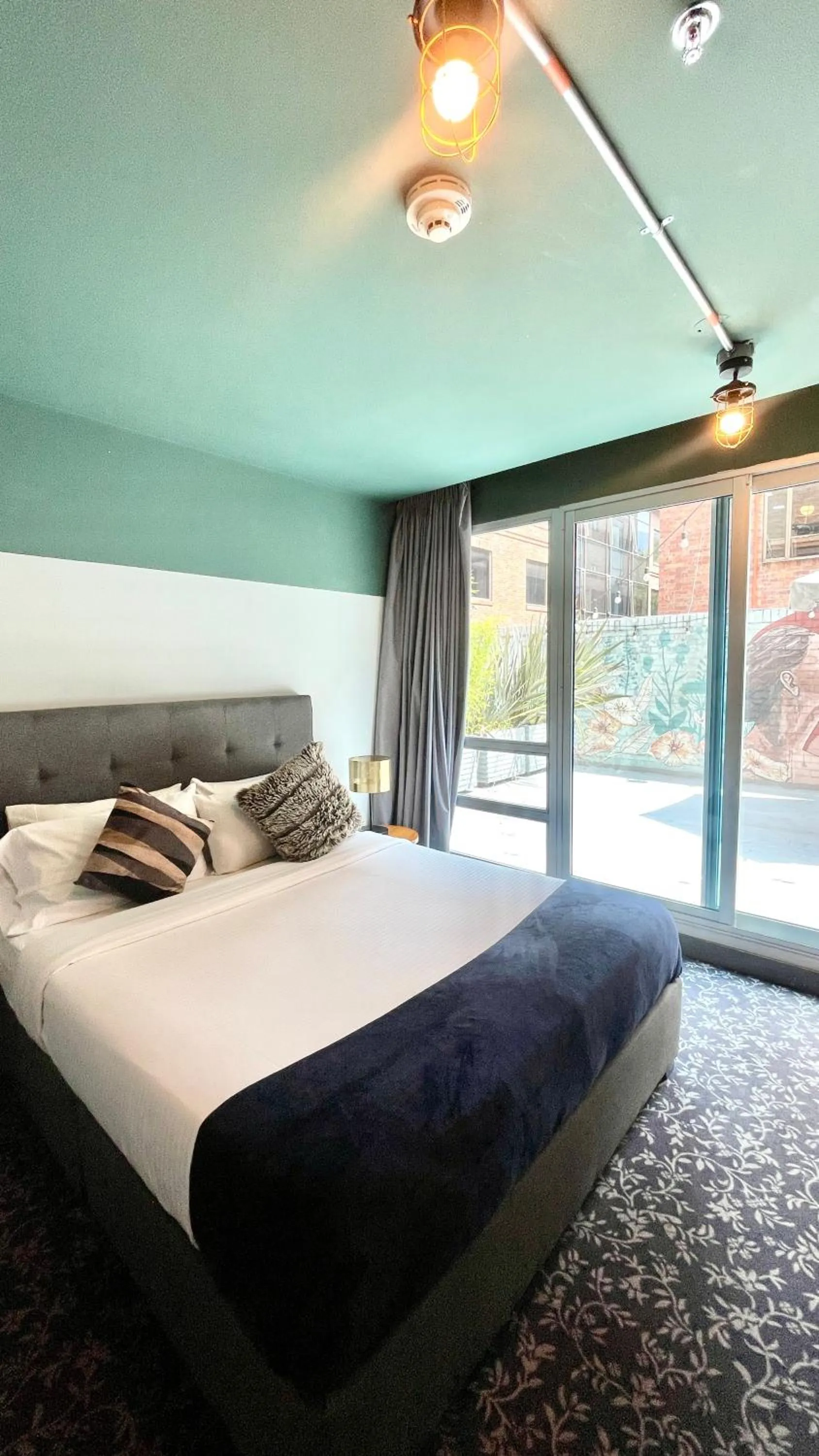 Balcony/Terrace, Bed in Selina Parque 93 Bogota