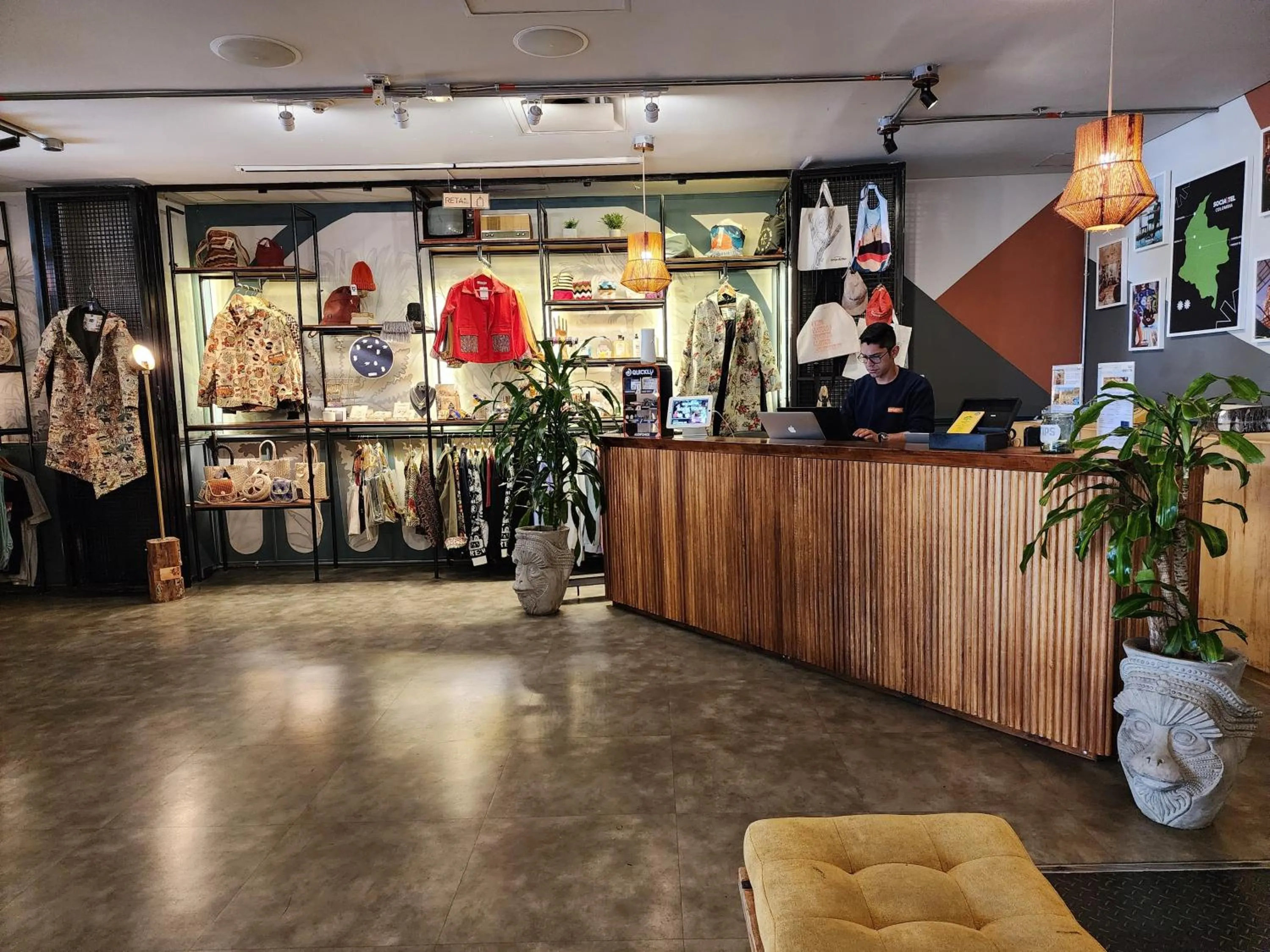 Lobby or reception in Selina Parque 93 Bogota