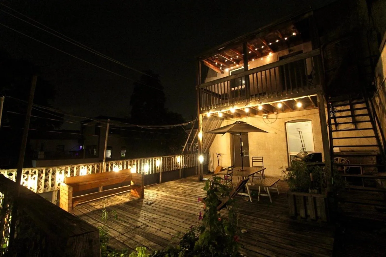 Patio in The Parkdale Hostellerie