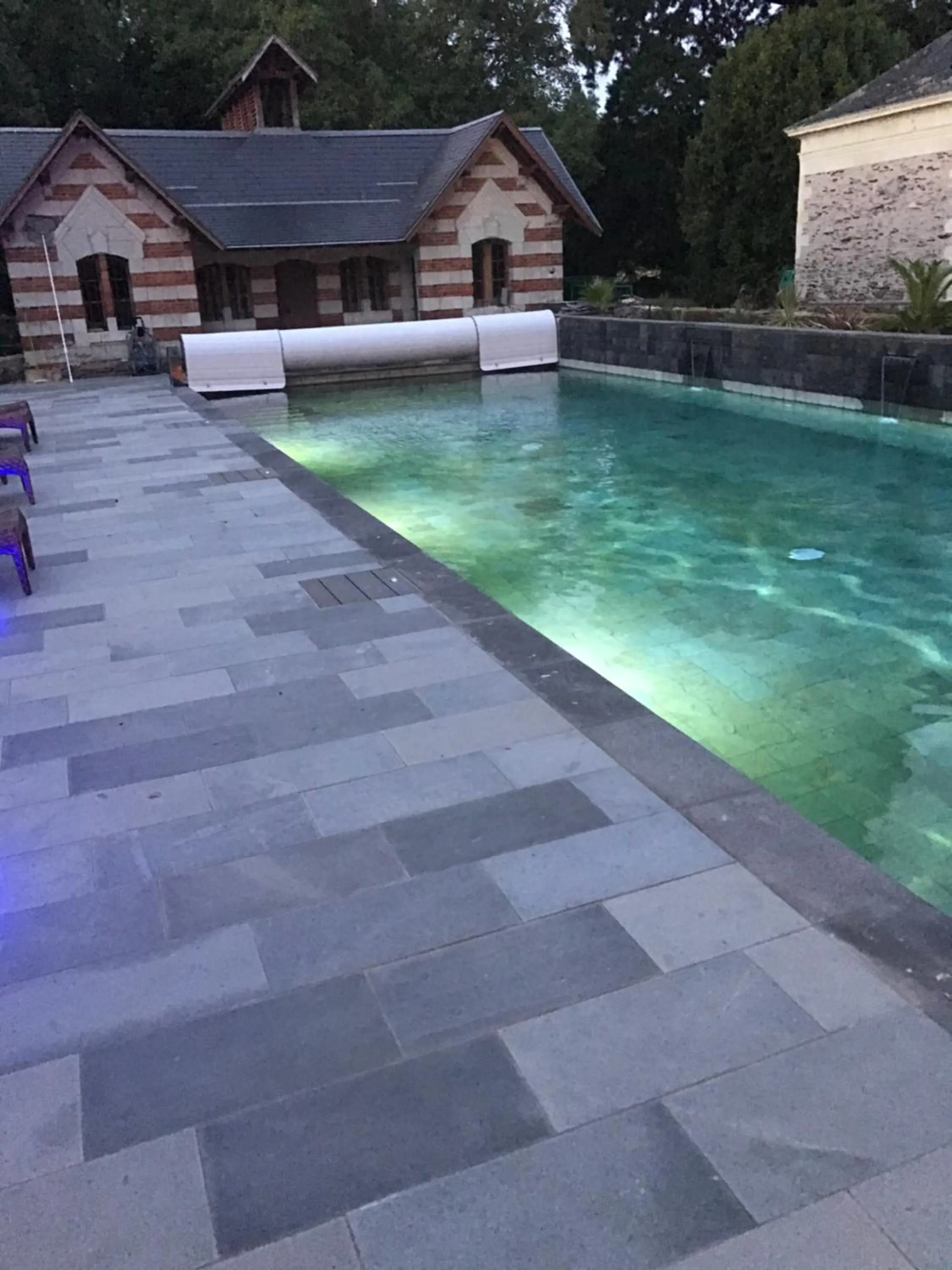 Swimming pool in Château de Belle Poule