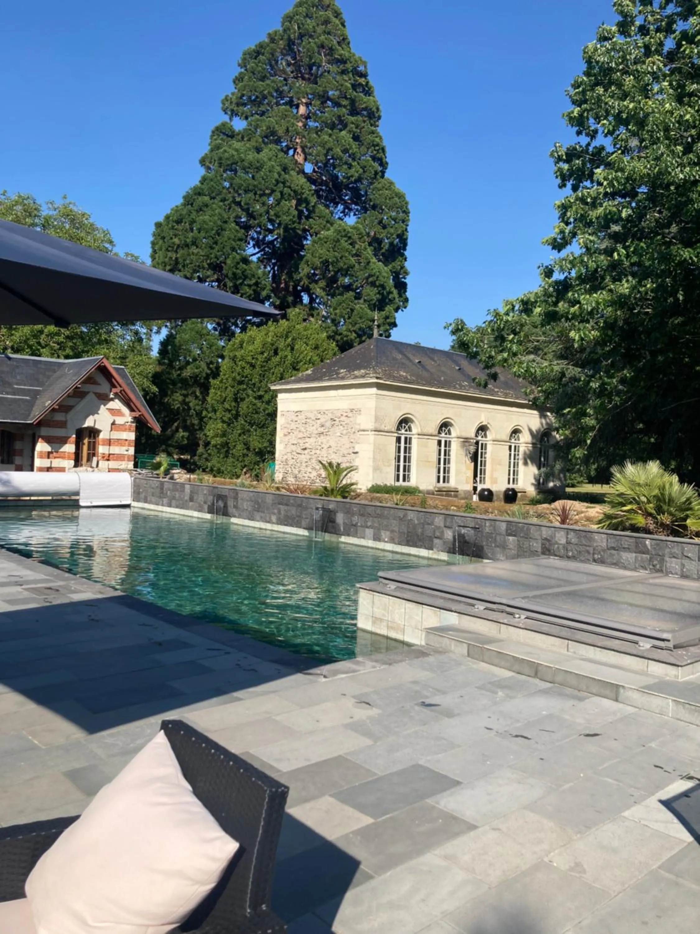Swimming pool in Château de Belle Poule