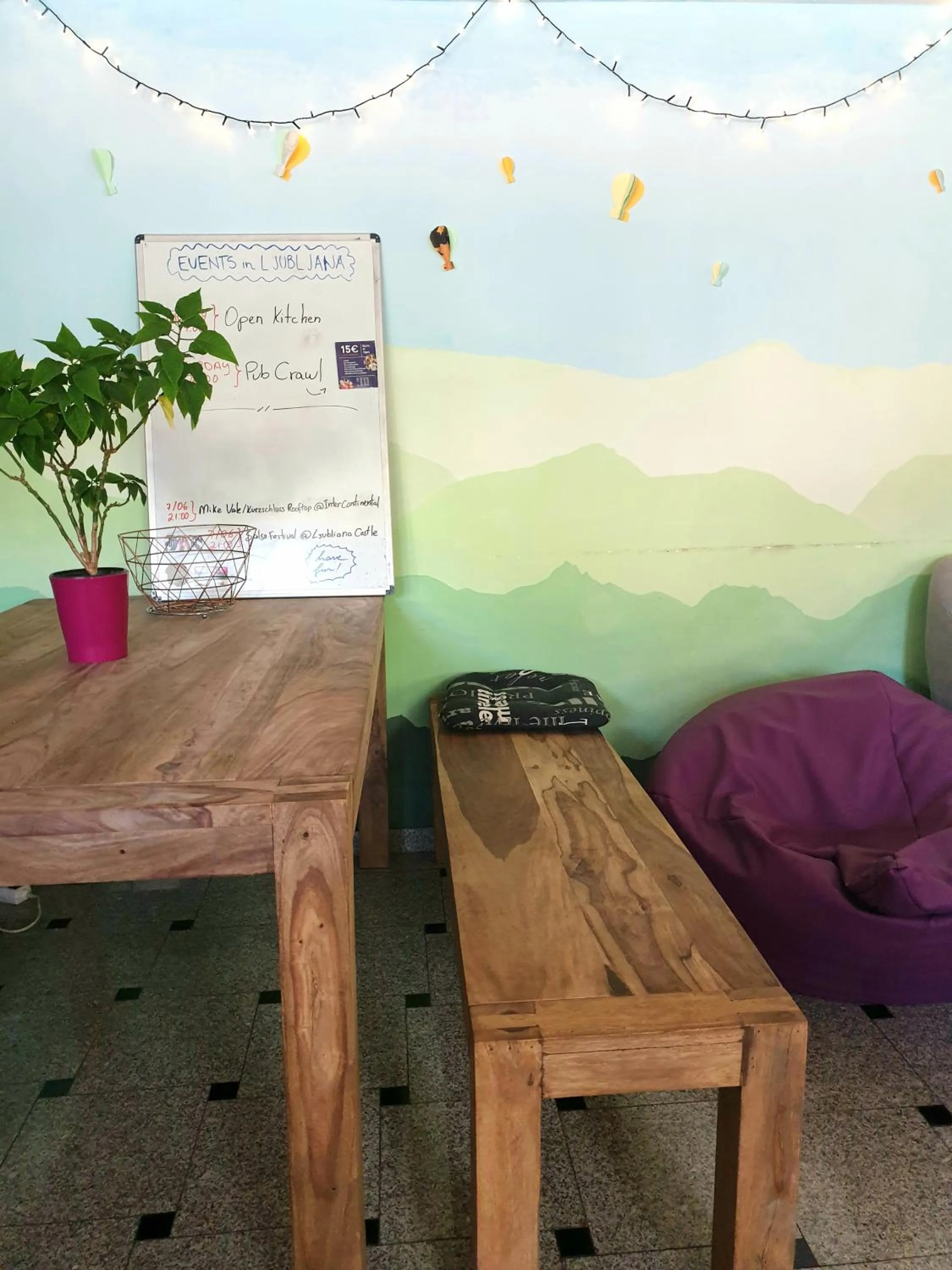 Living room in Hostel 24