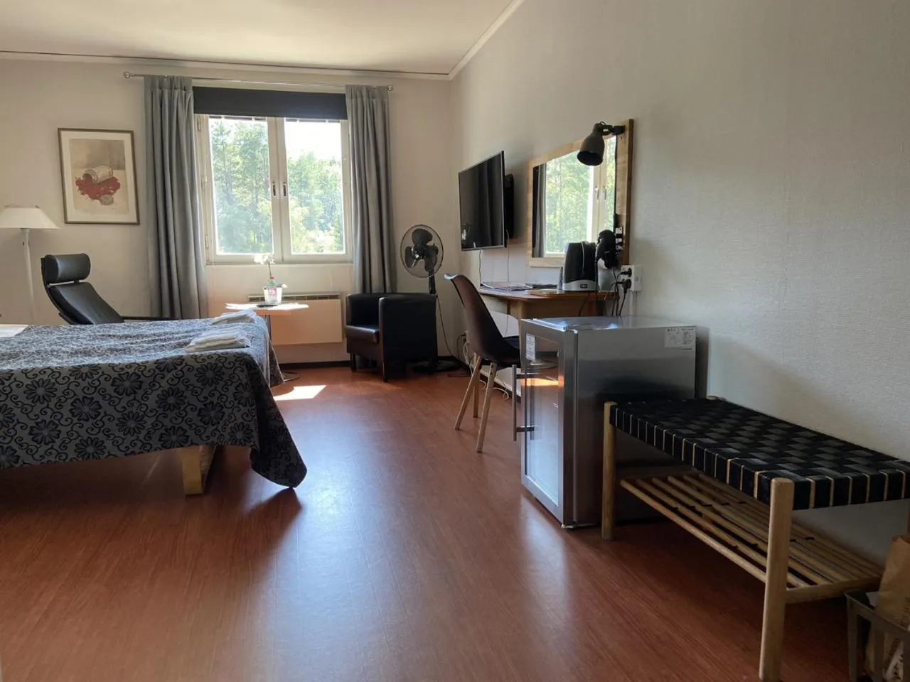 Bed in Värdshuset Glada Hudik