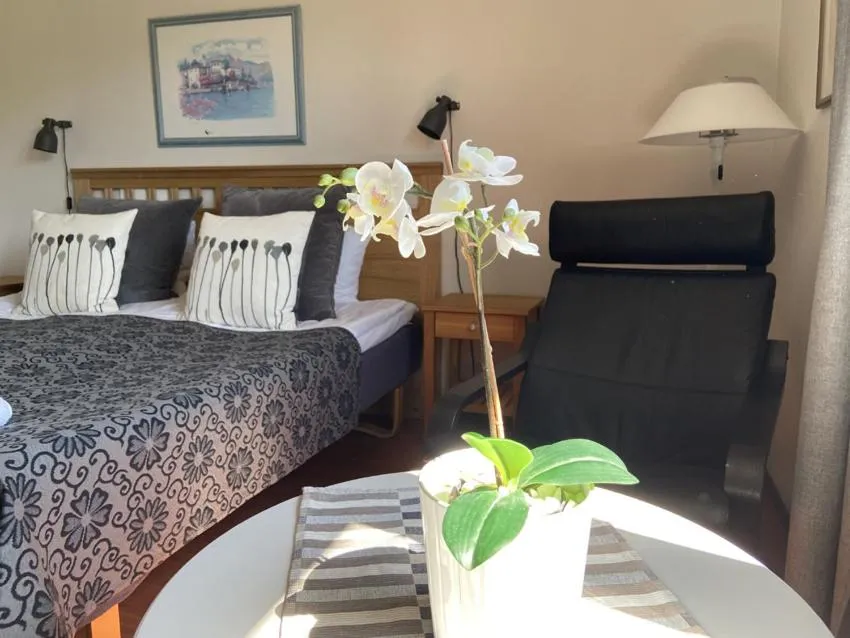 Bed in Värdshuset Glada Hudik