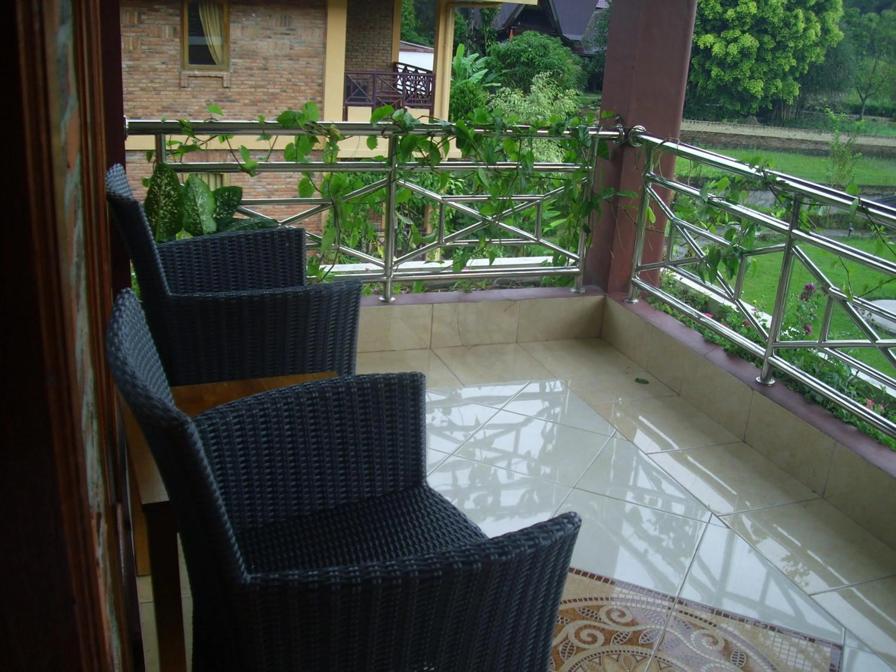 Balcony/Terrace in Toba Village Inn