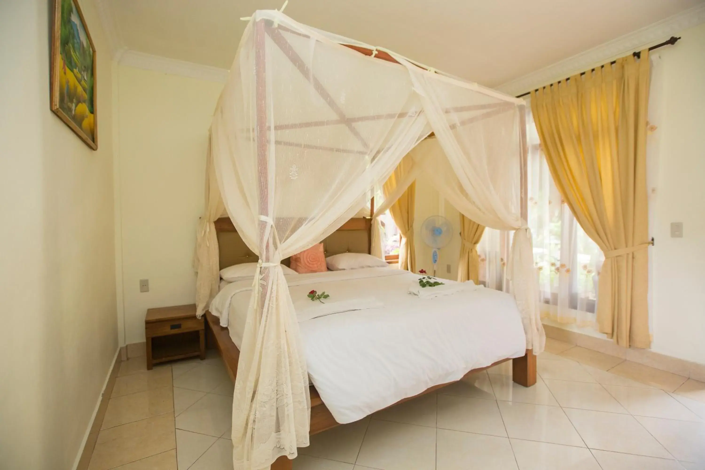 Bed in Toba Village Inn Bed in Toba Village Inn