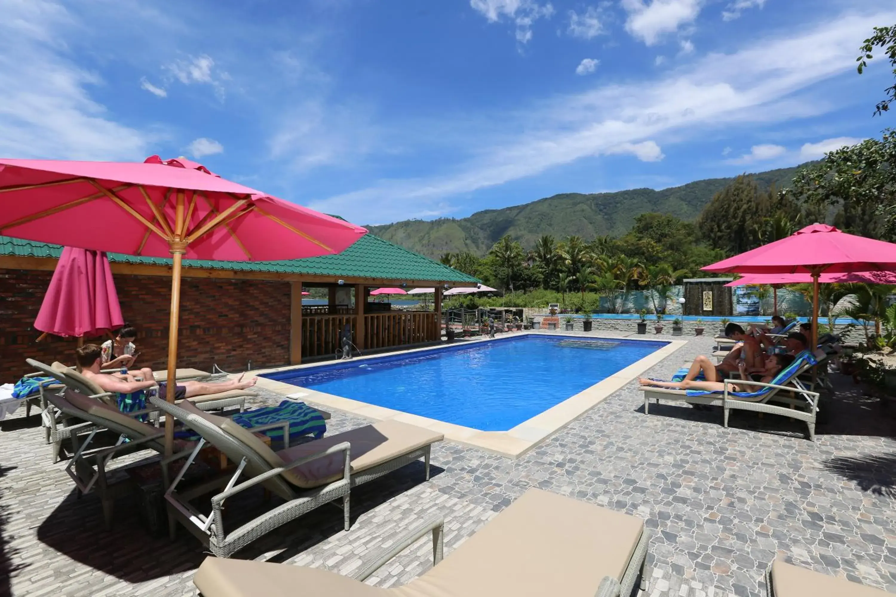 Swimming pool in Toba Village Inn Swimming pool in Toba Village Inn