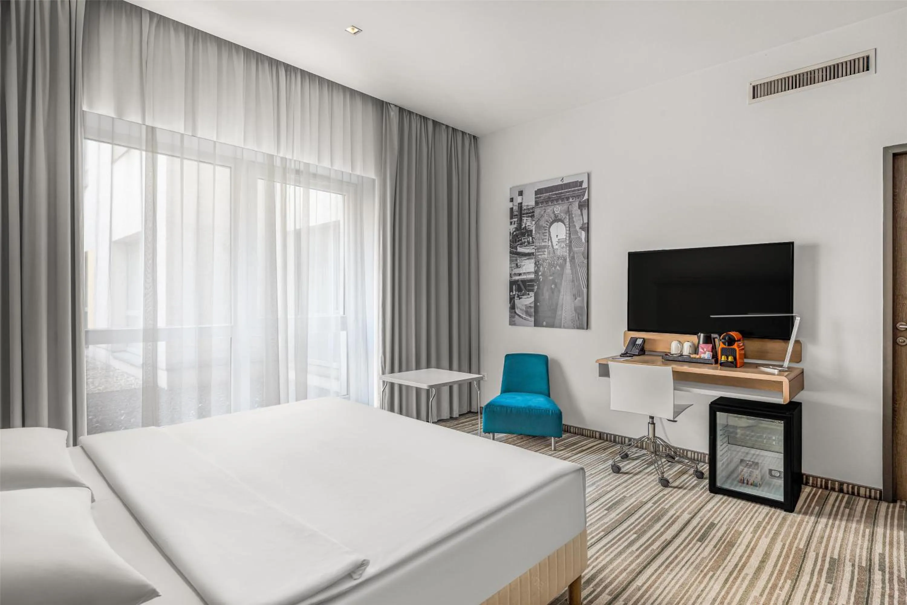 Bedroom, Bed in Park Inn By Radisson Budapest