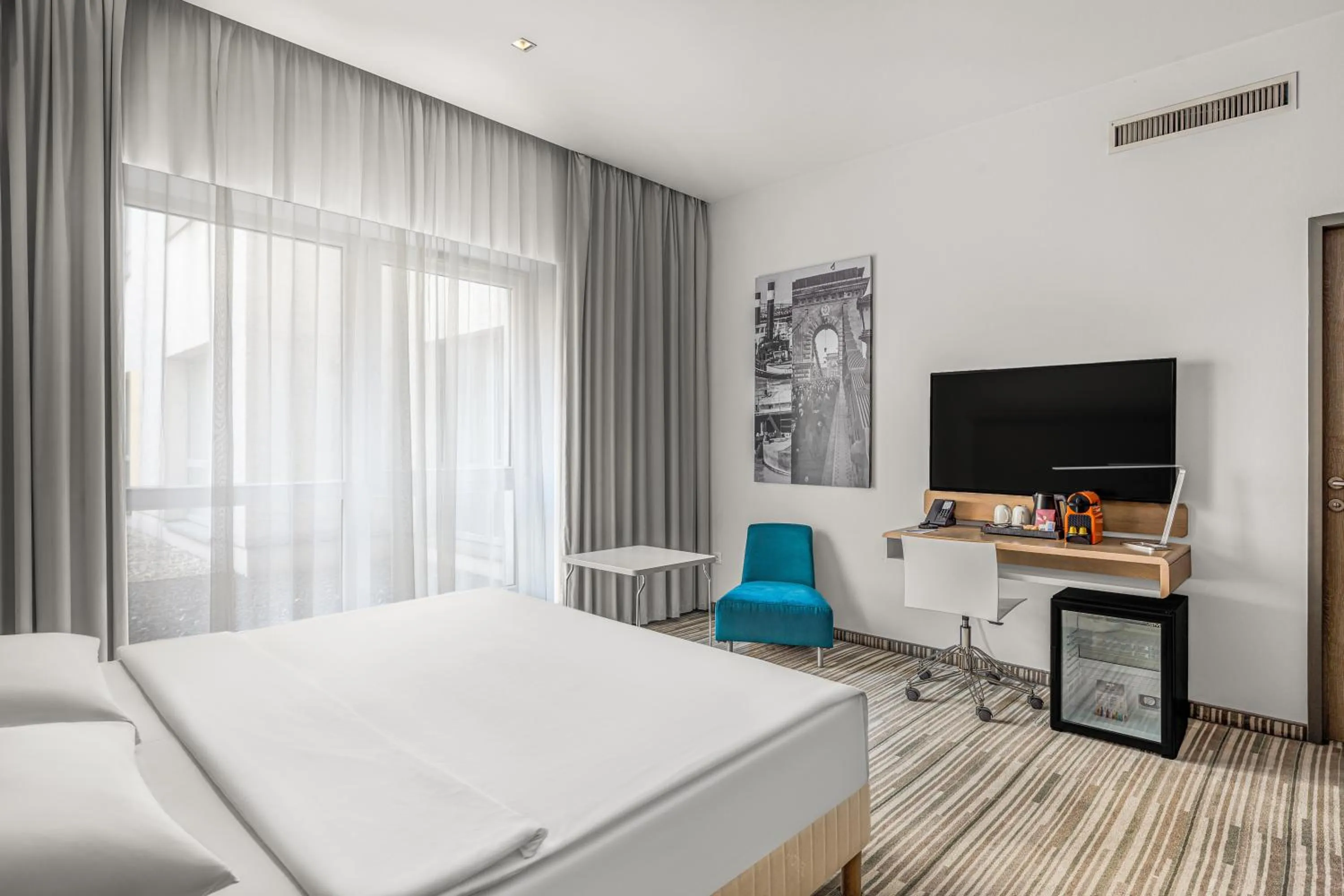 Bedroom, Bed in Park Inn By Radisson Budapest