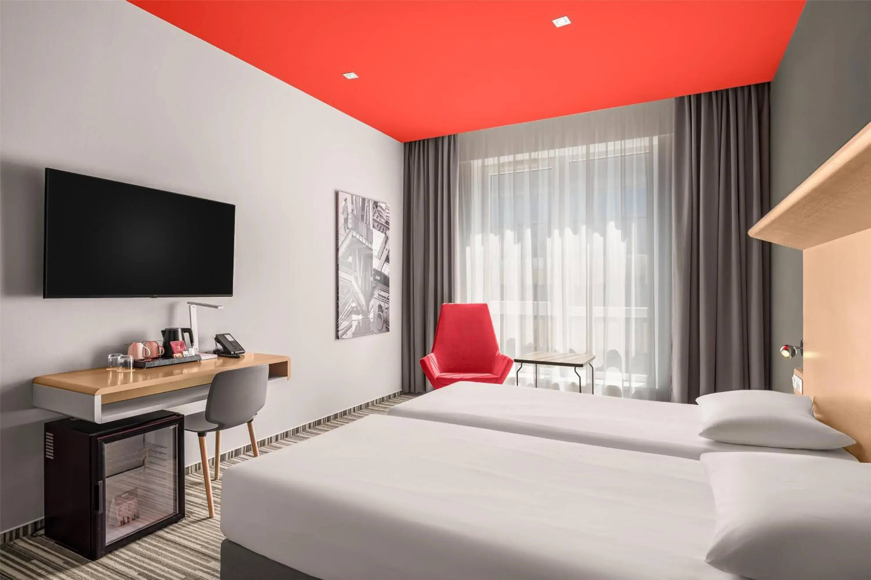 Bedroom, Bed in Park Inn By Radisson Budapest Bedroom, Bed in Park Inn By Radisson Budapest