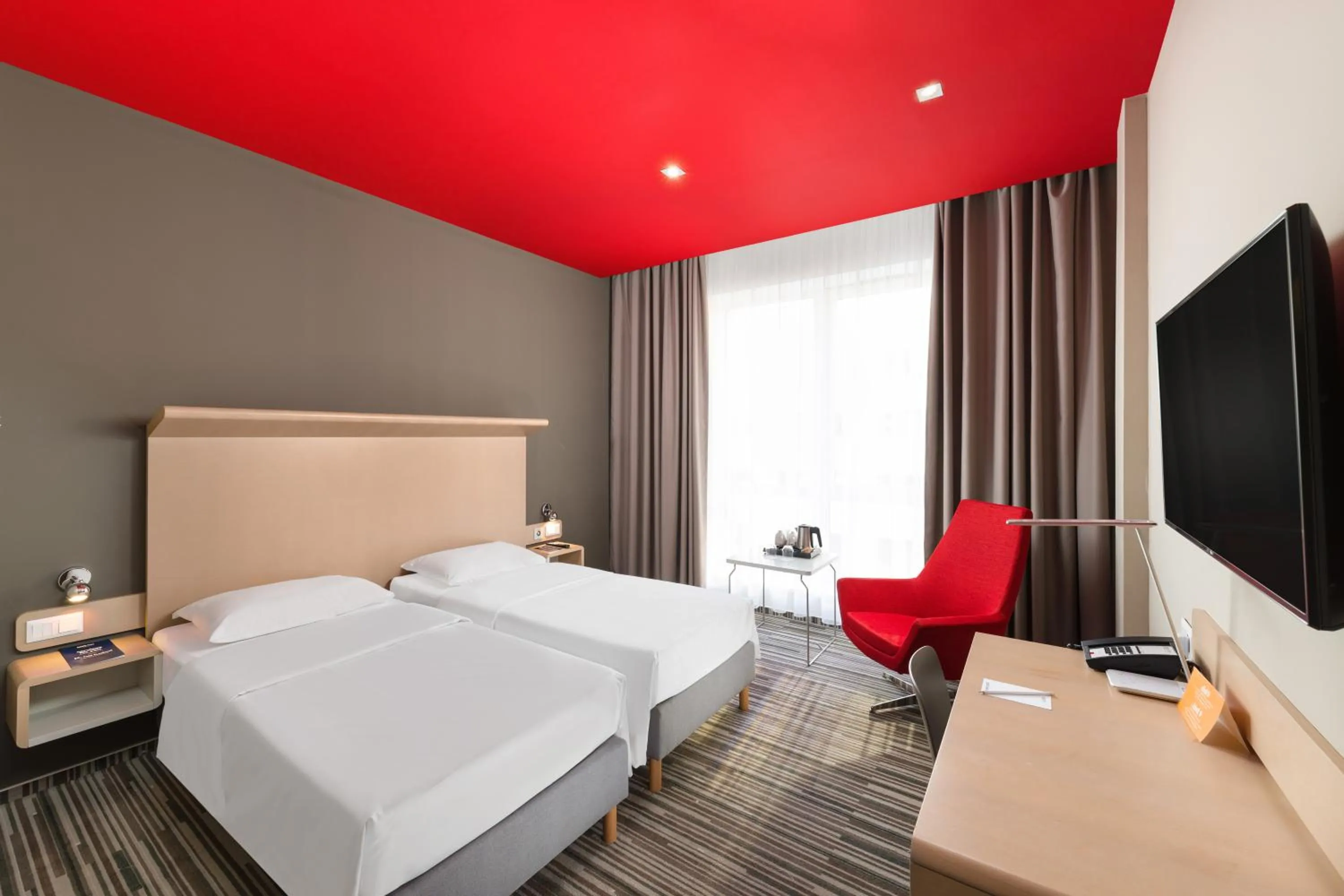 Bedroom, Bed in Park Inn By Radisson Budapest