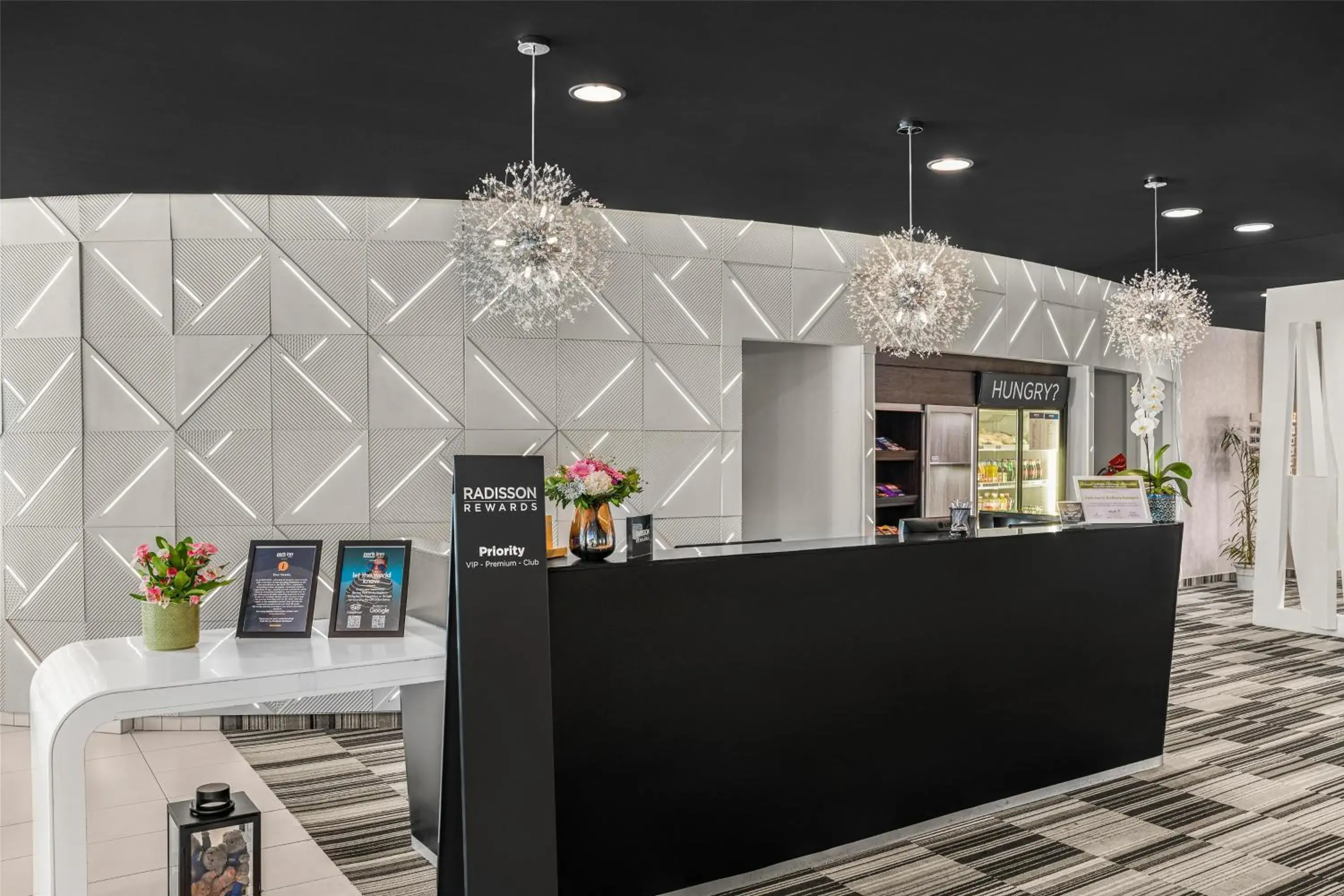 Lobby or reception in Park Inn By Radisson Budapest Lobby or reception in Park Inn By Radisson Budapest