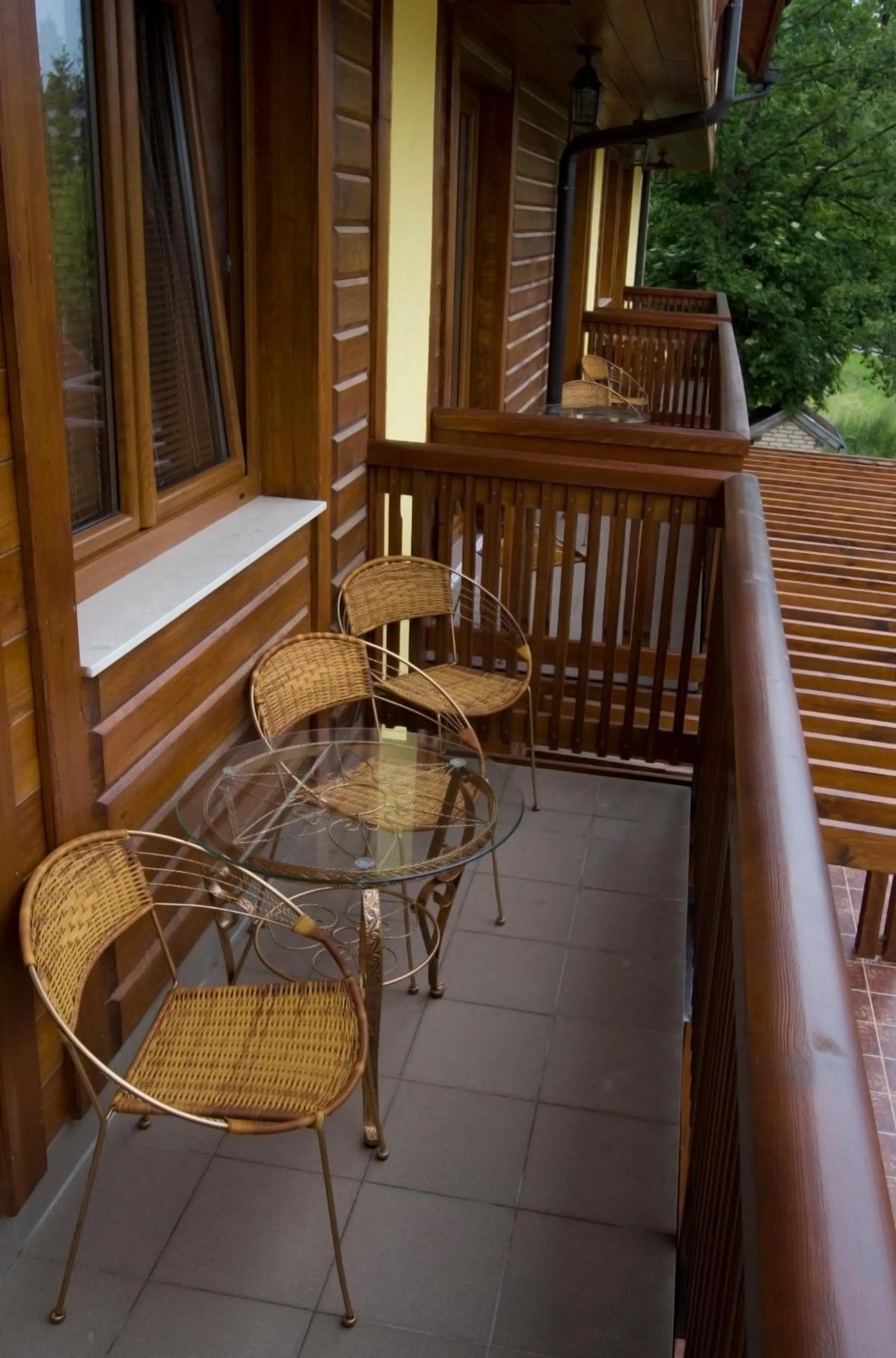 Balcony/Terrace in Vila Barović and Spa