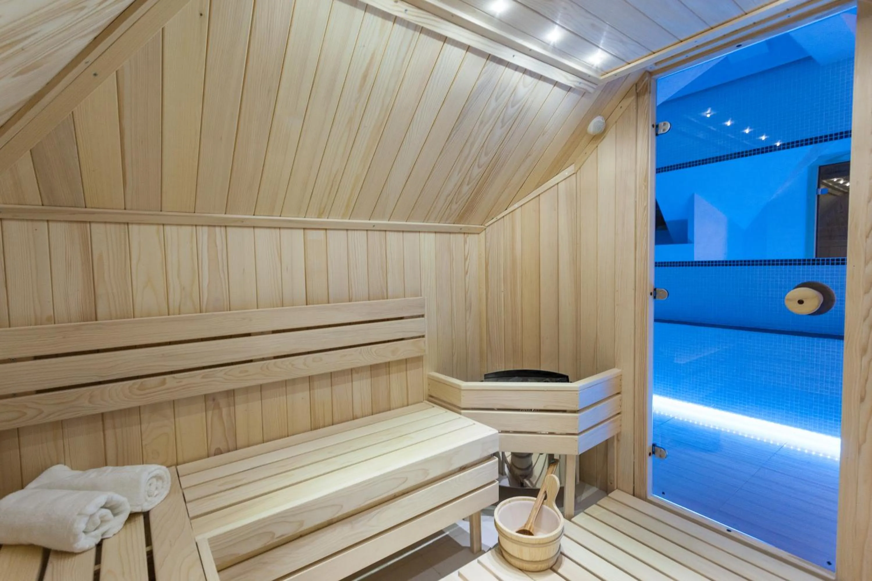 Sauna in Vila Barović and Spa