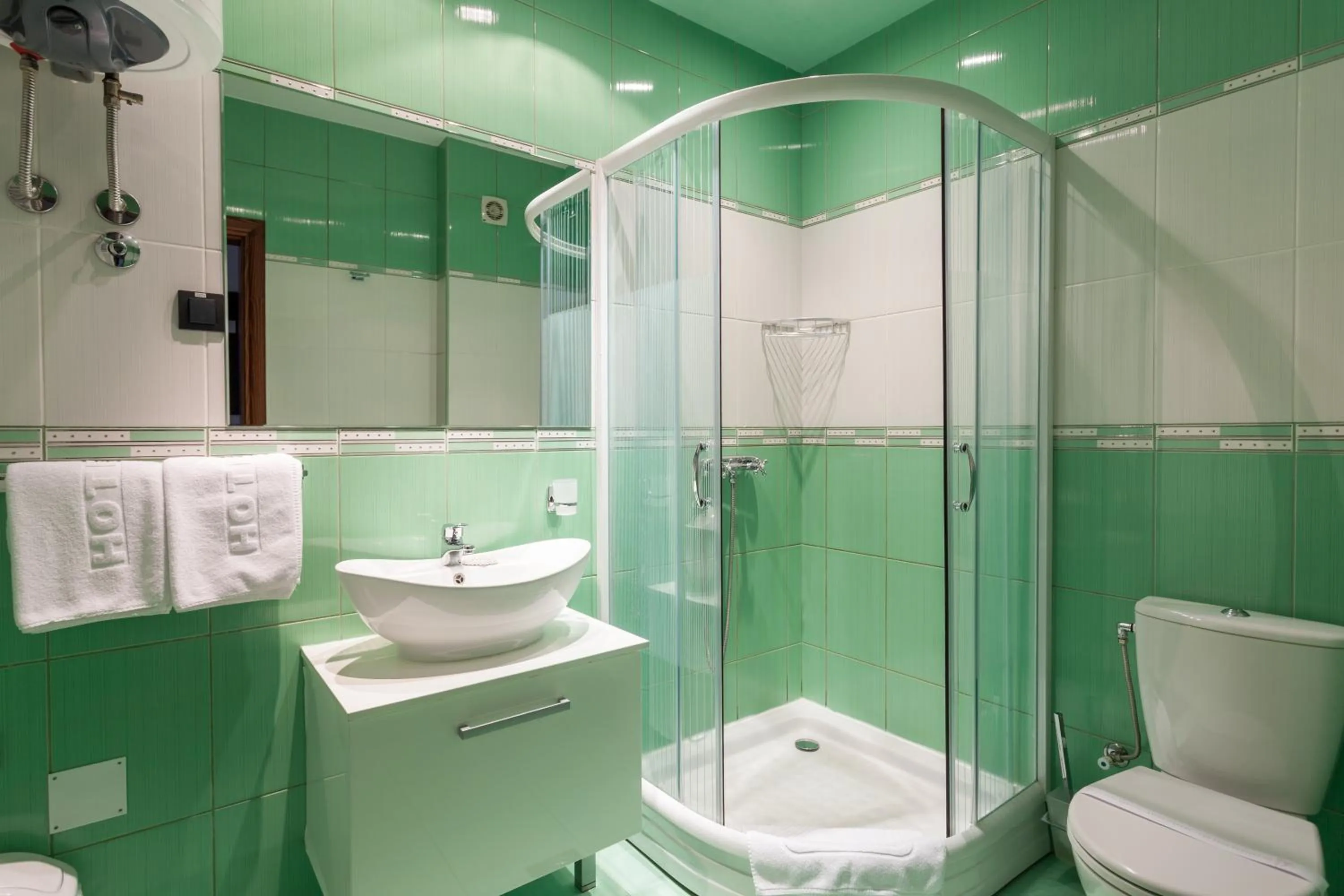 Bathroom in Vila Barović and Spa