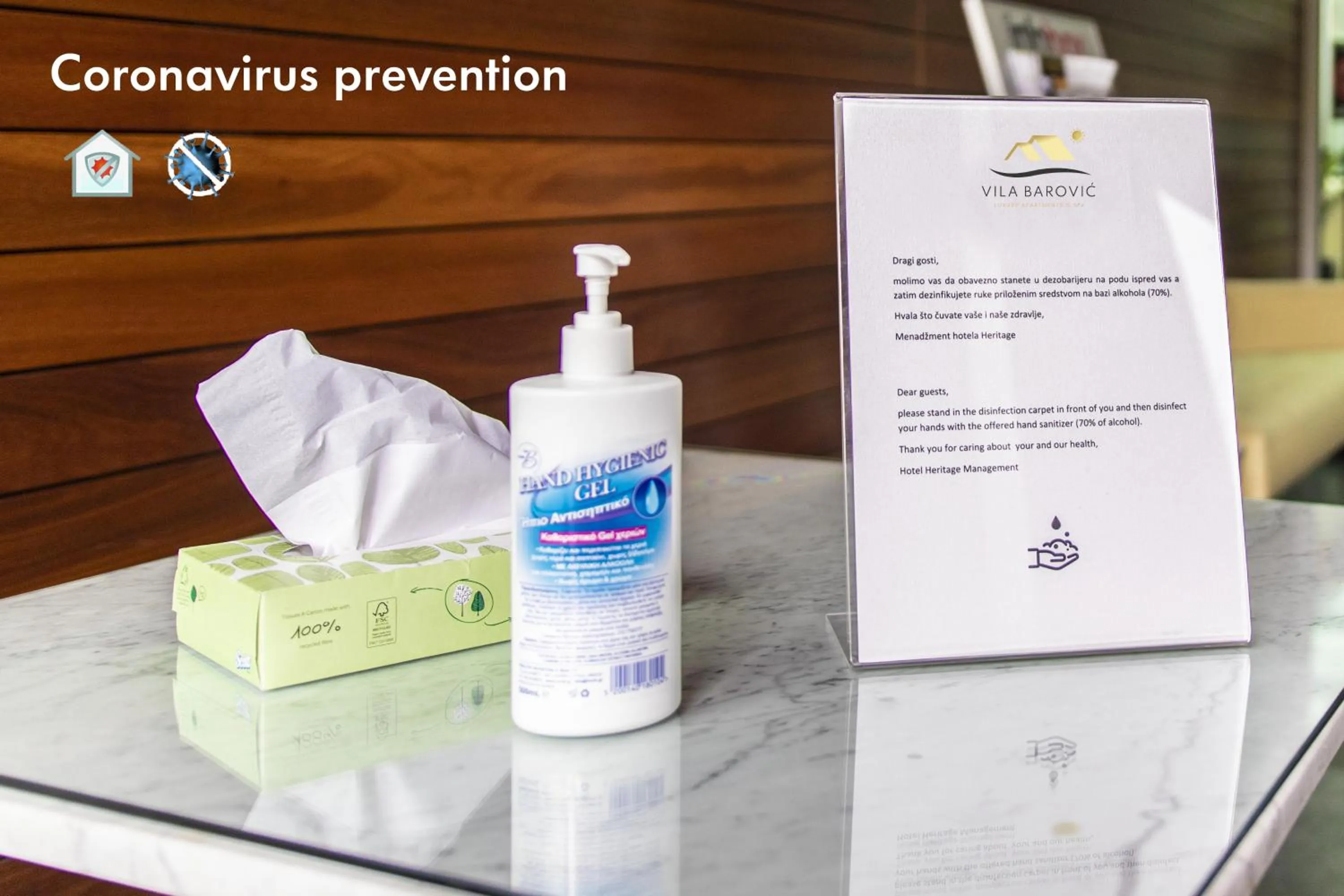 Activities in Vila Barović and Spa