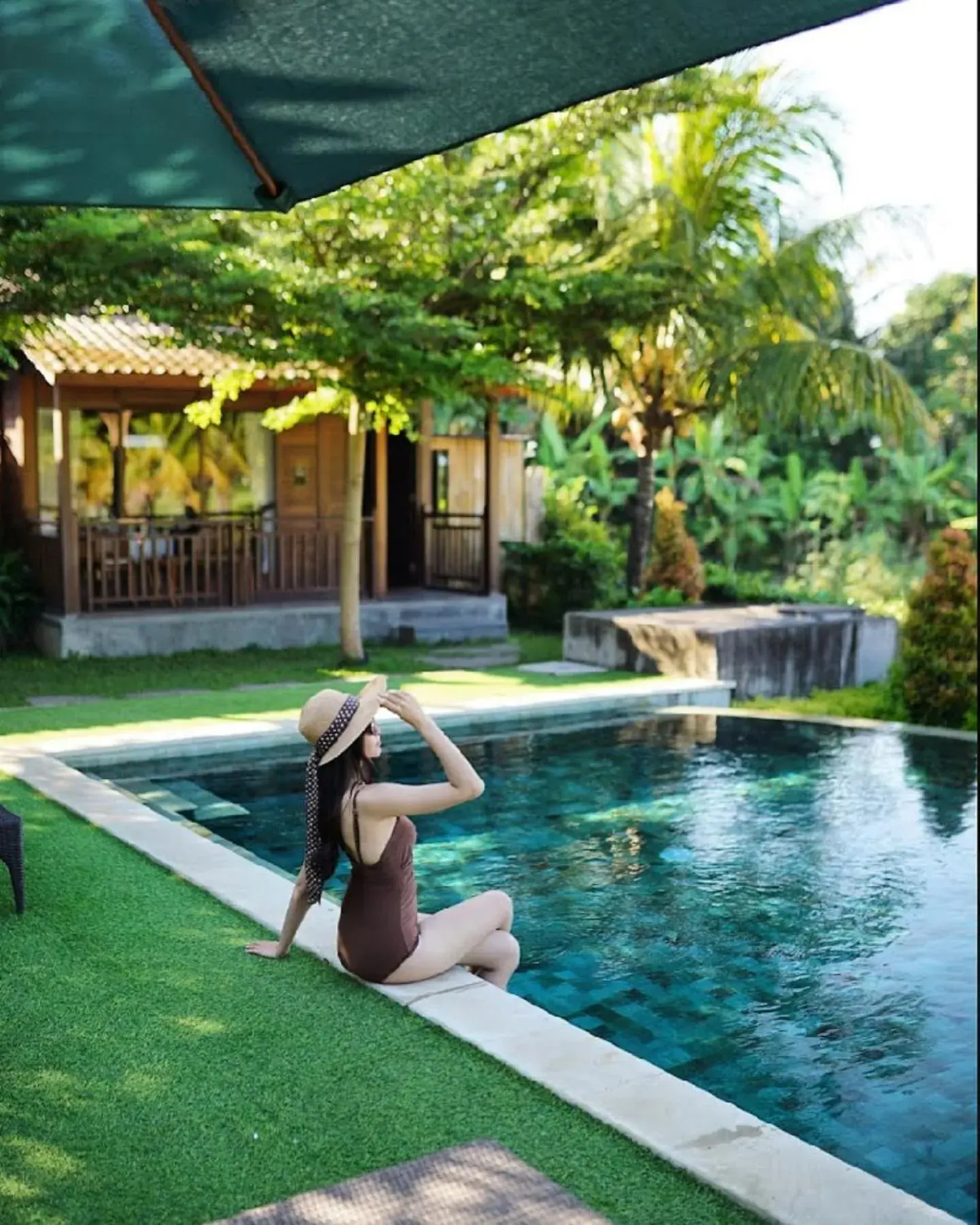 Pool view in Adil Villa & Resort Pool view in Adil Villa & Resort