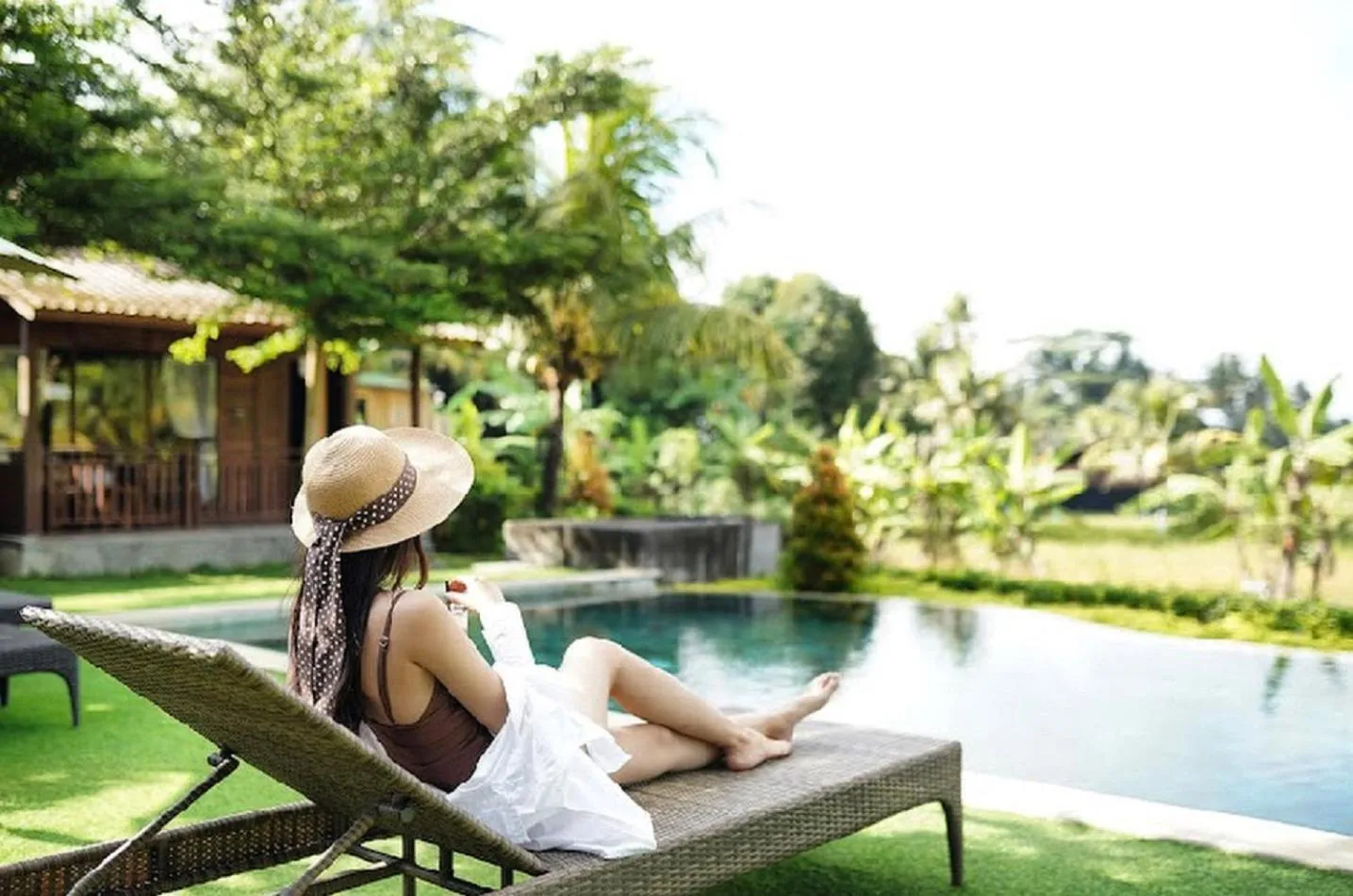 Swimming pool in Adil Villa & Resort