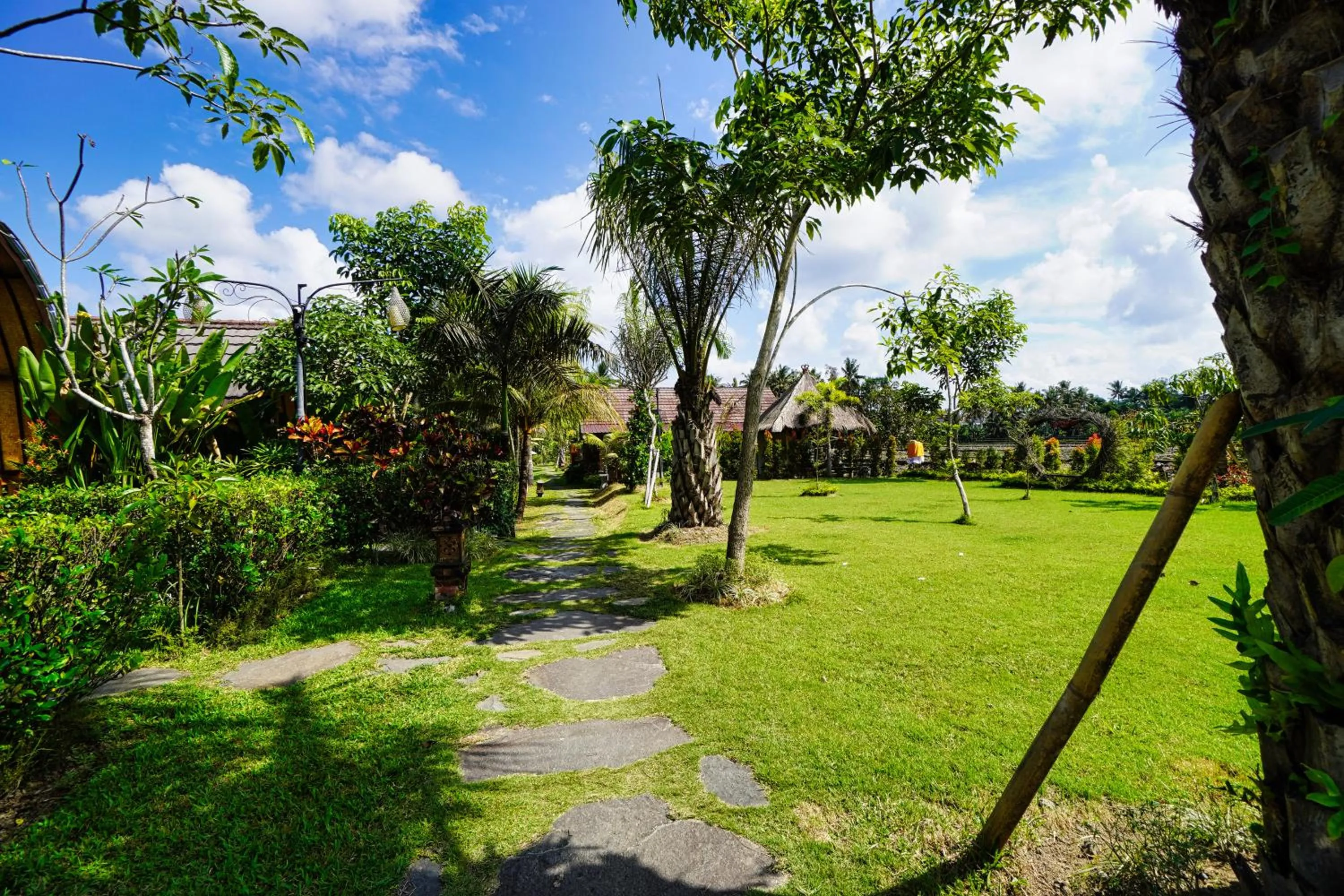 Garden view in Adil Villa & Resort