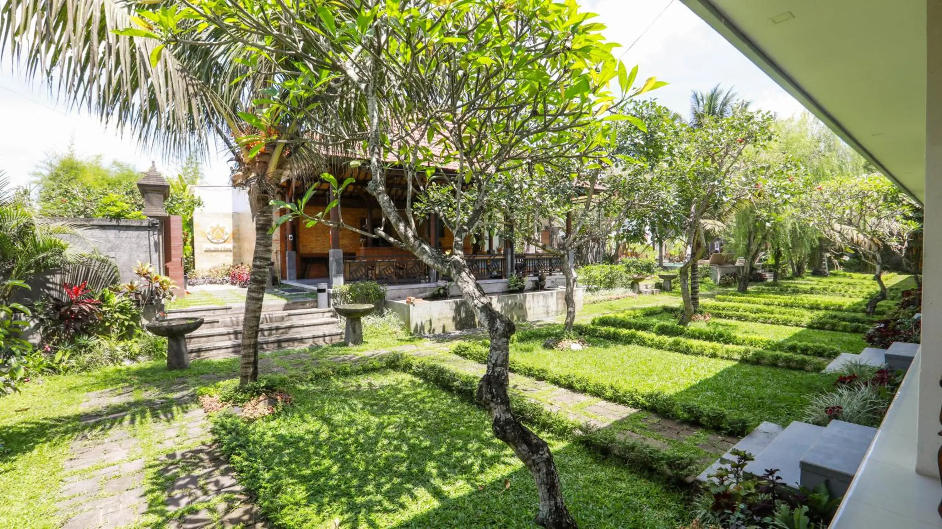 Garden view in Adil Villa & Resort Garden view in Adil Villa & Resort