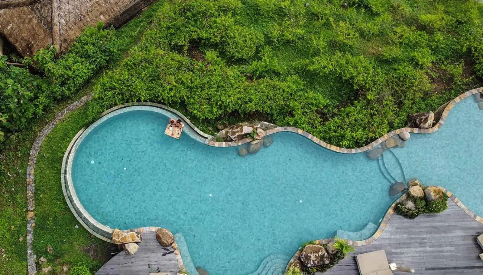 Swimming pool in MATHIS Lodge Amed