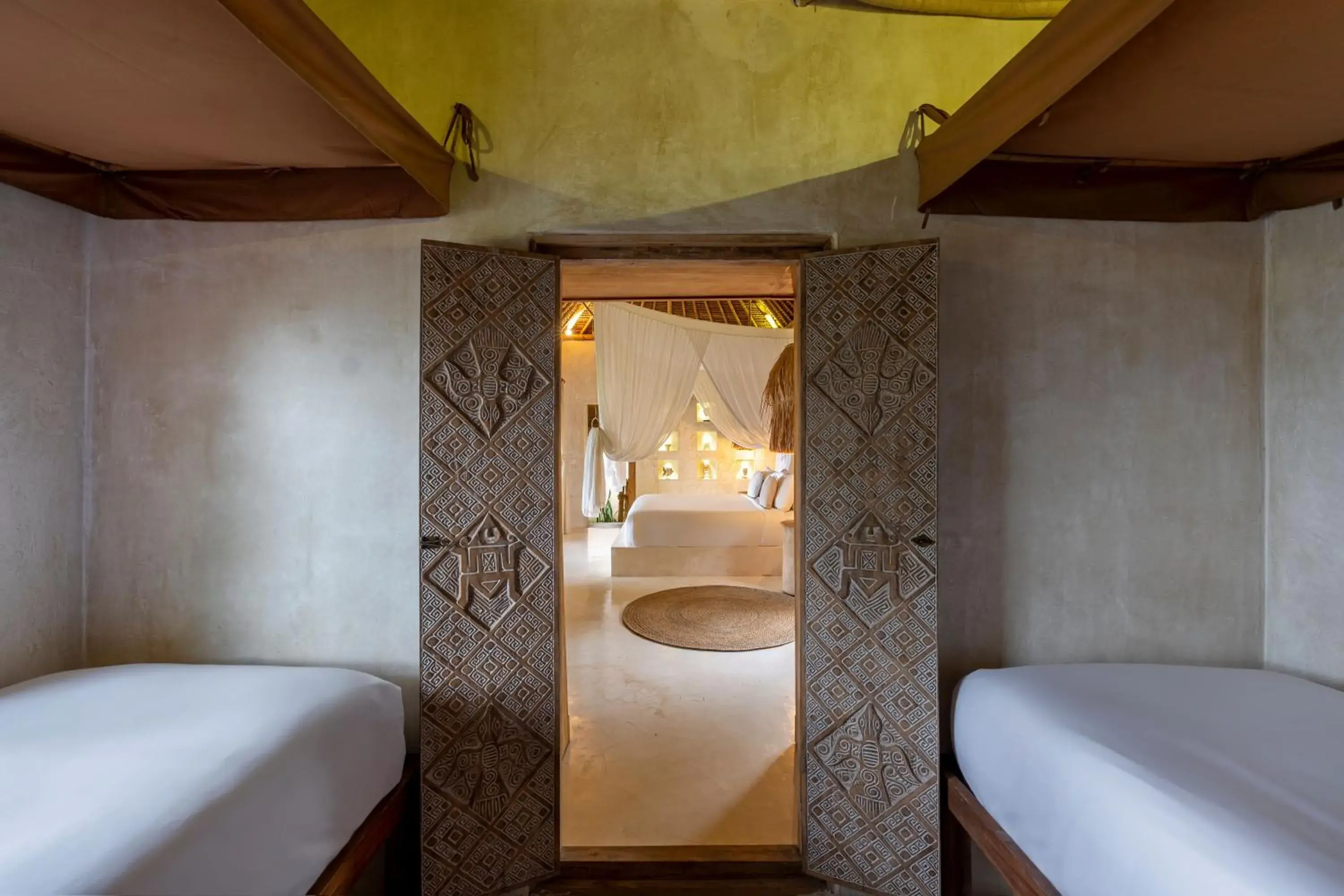 Bed in MATHIS Lodge Amed Bed in MATHIS Lodge Amed