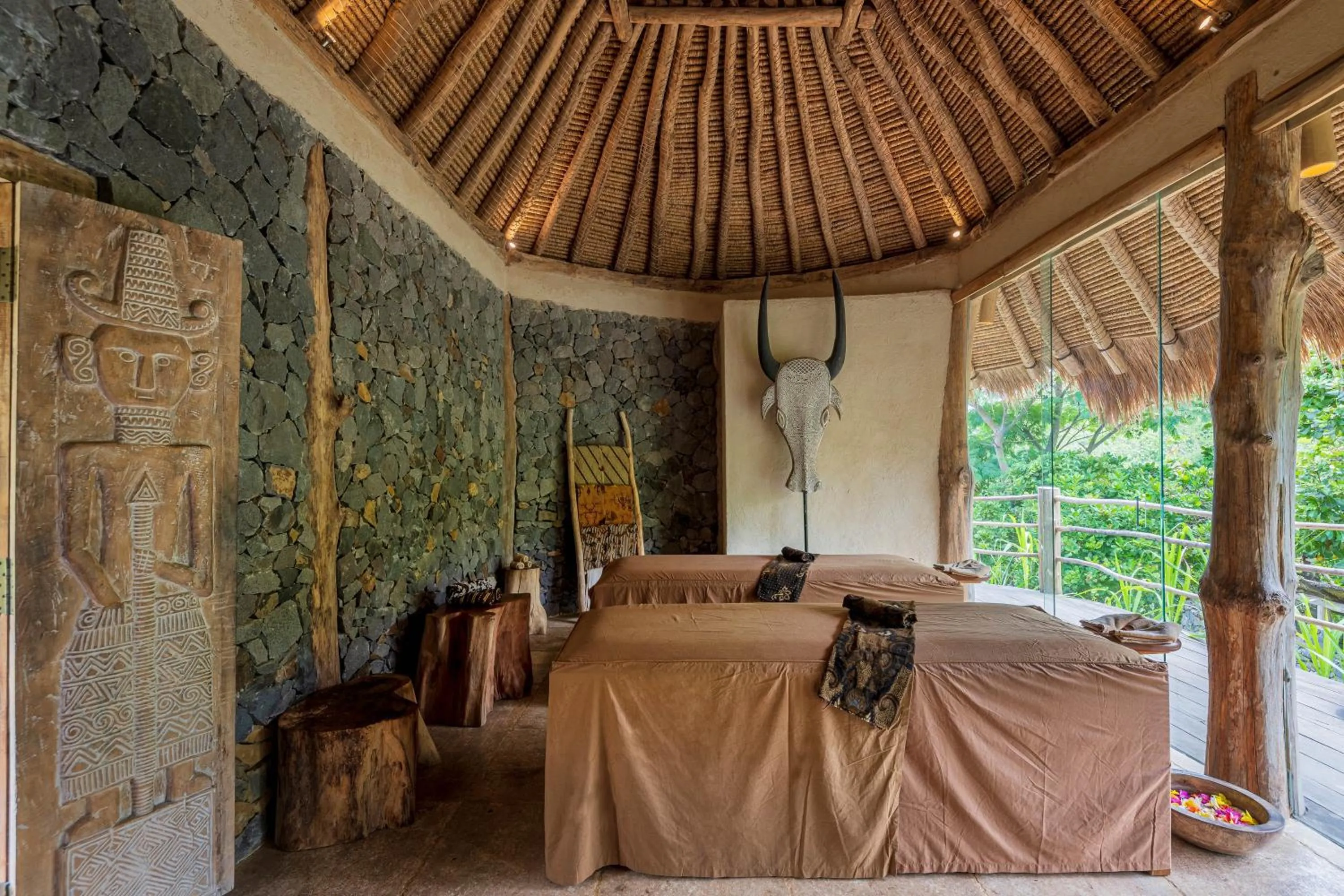 Spa and wellness centre/facilities, Bed in MATHIS Lodge Amed