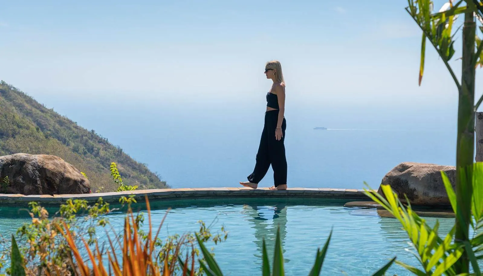 Swimming pool in MATHIS Lodge Amed