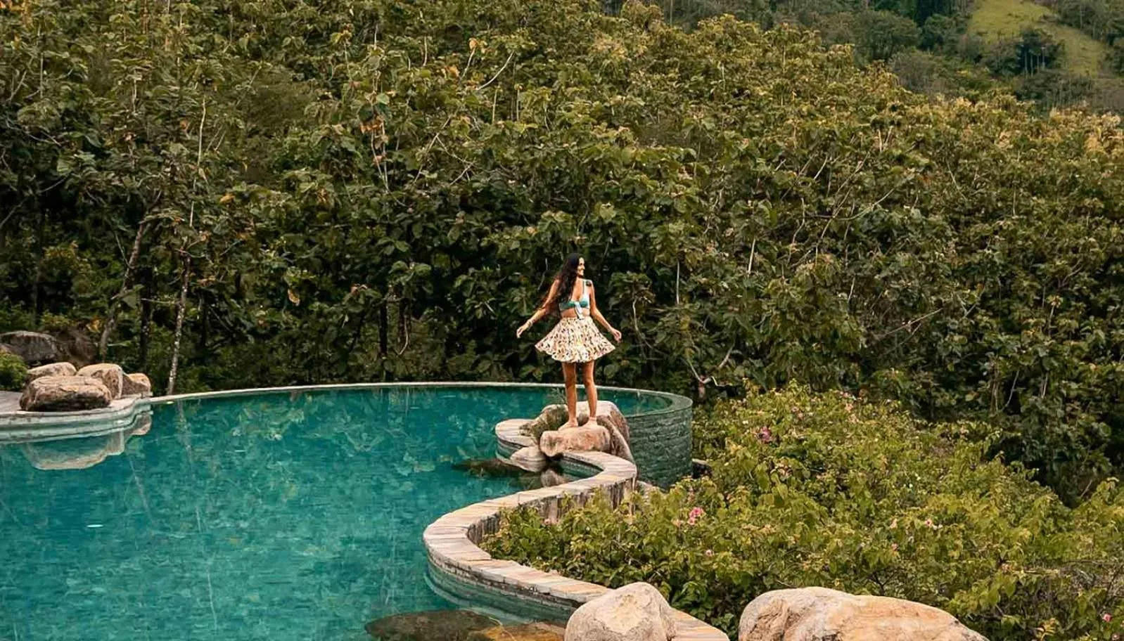 Swimming pool in MATHIS Lodge Amed