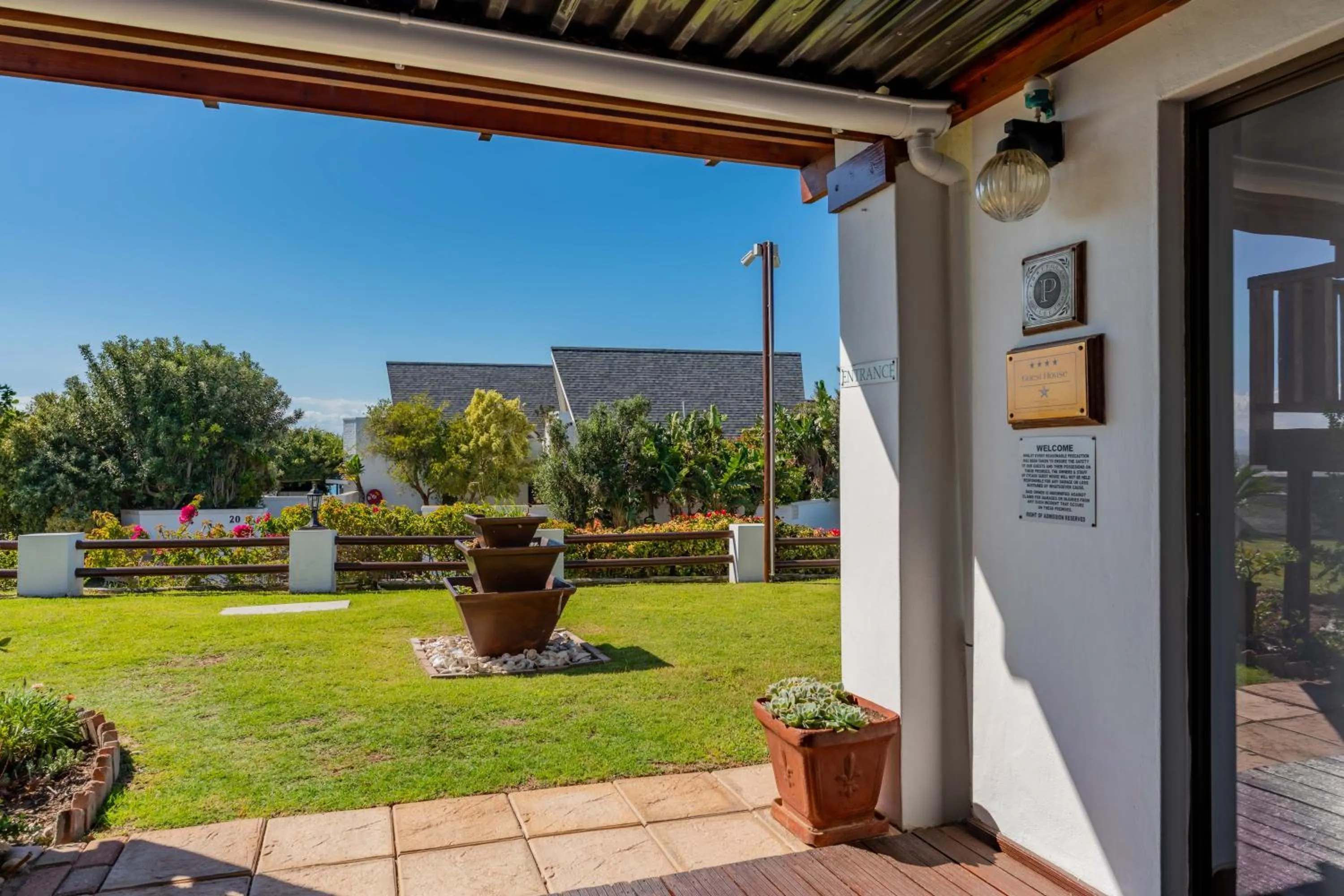 Facade/entrance in Cycads on Sea Guest House