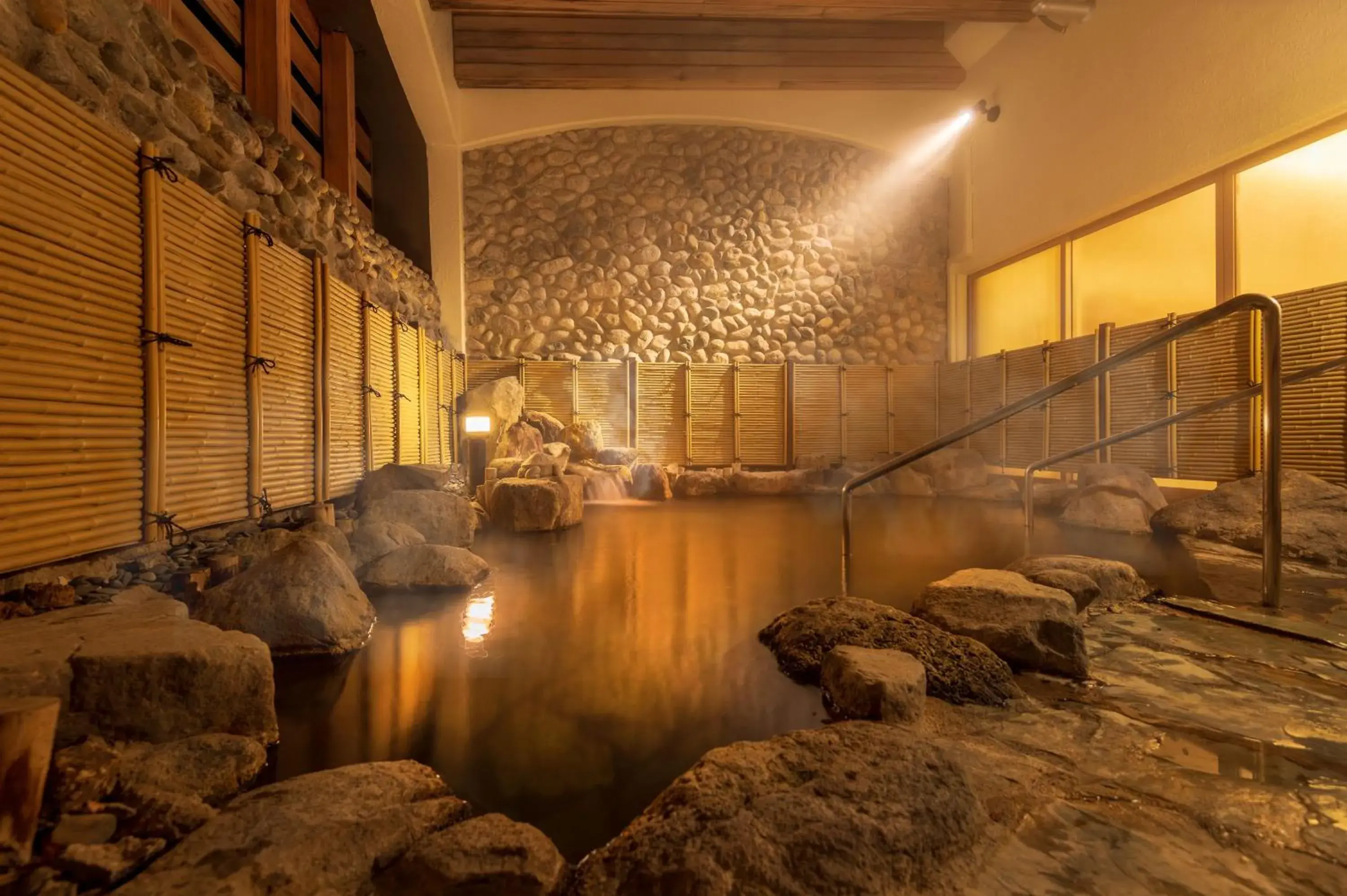 Hot Spring Bath in Lime Resort Myoko