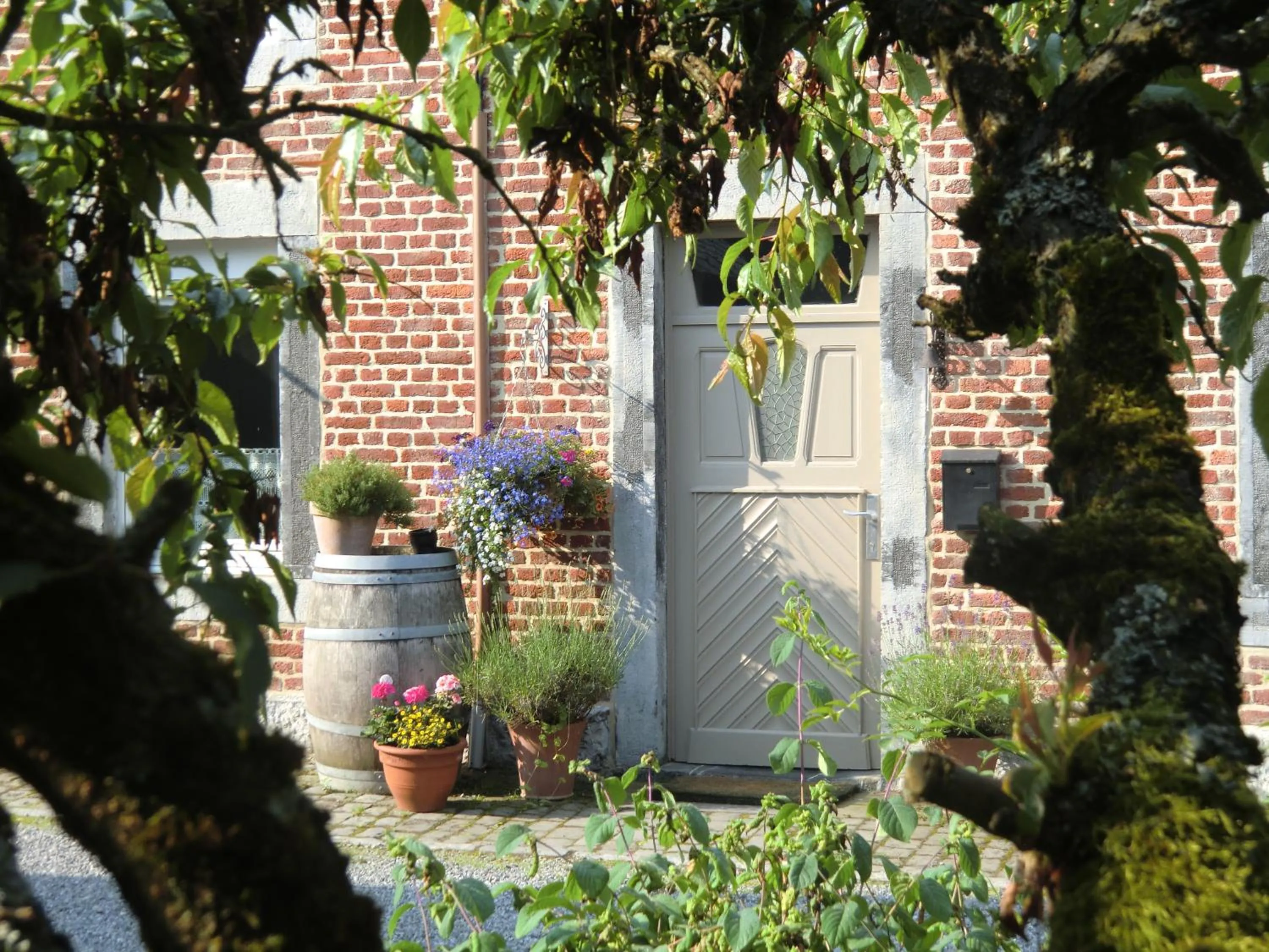 Decorative detail in B&B Au Coeur de Villers
