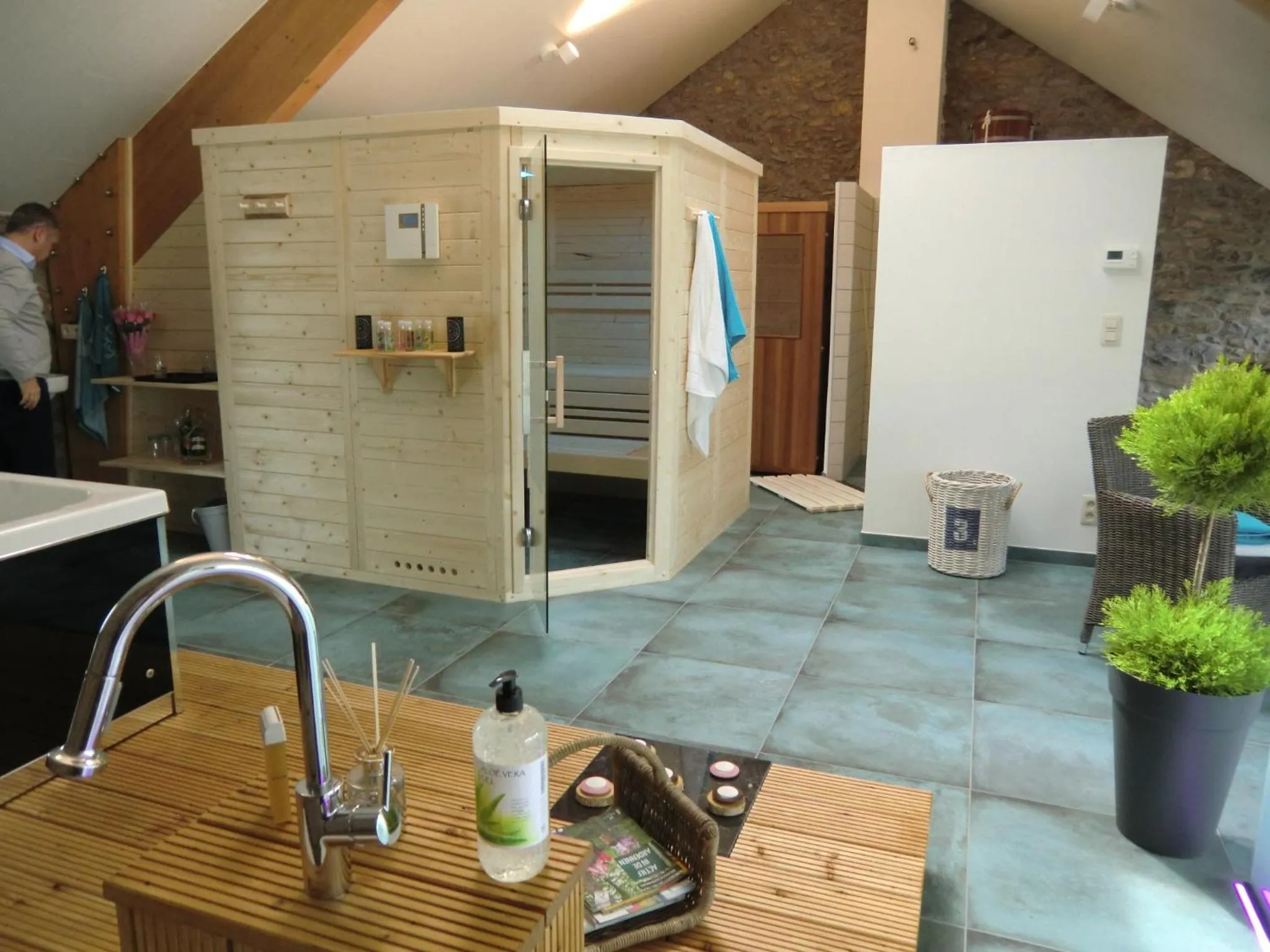 Sauna in B&B Au Coeur de Villers