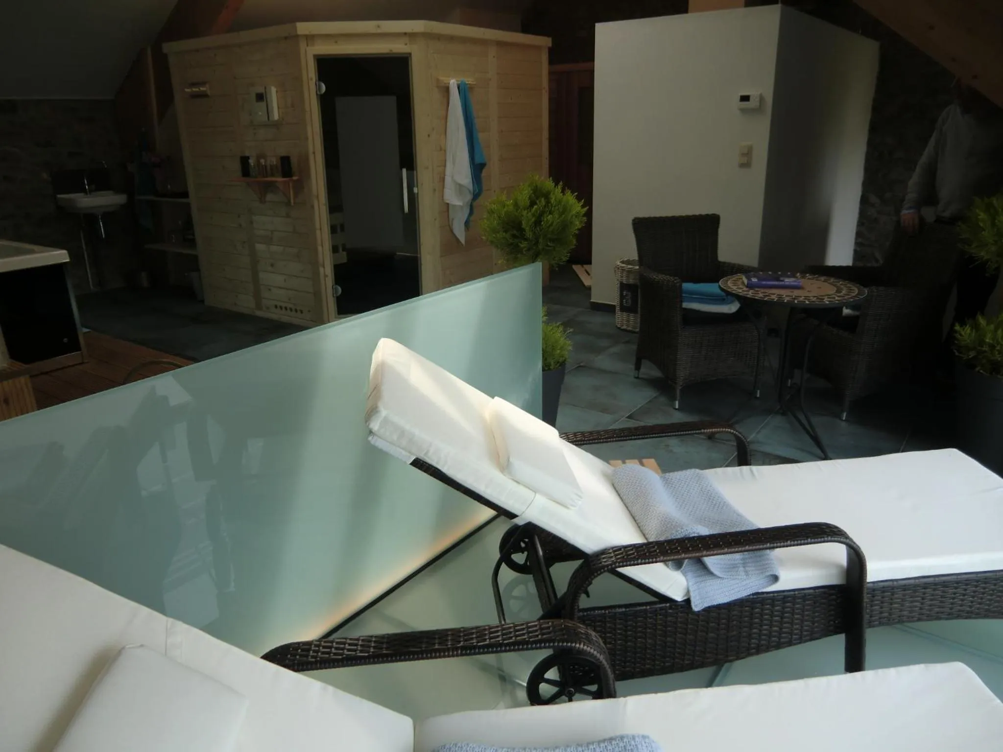 Sauna in B&B Au Coeur de Villers