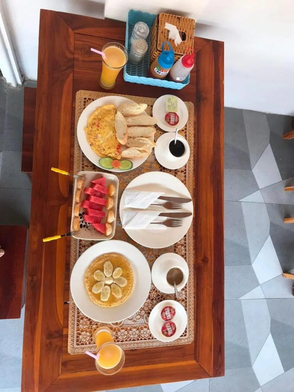 Breakfast in Elephant Boutique Hotel