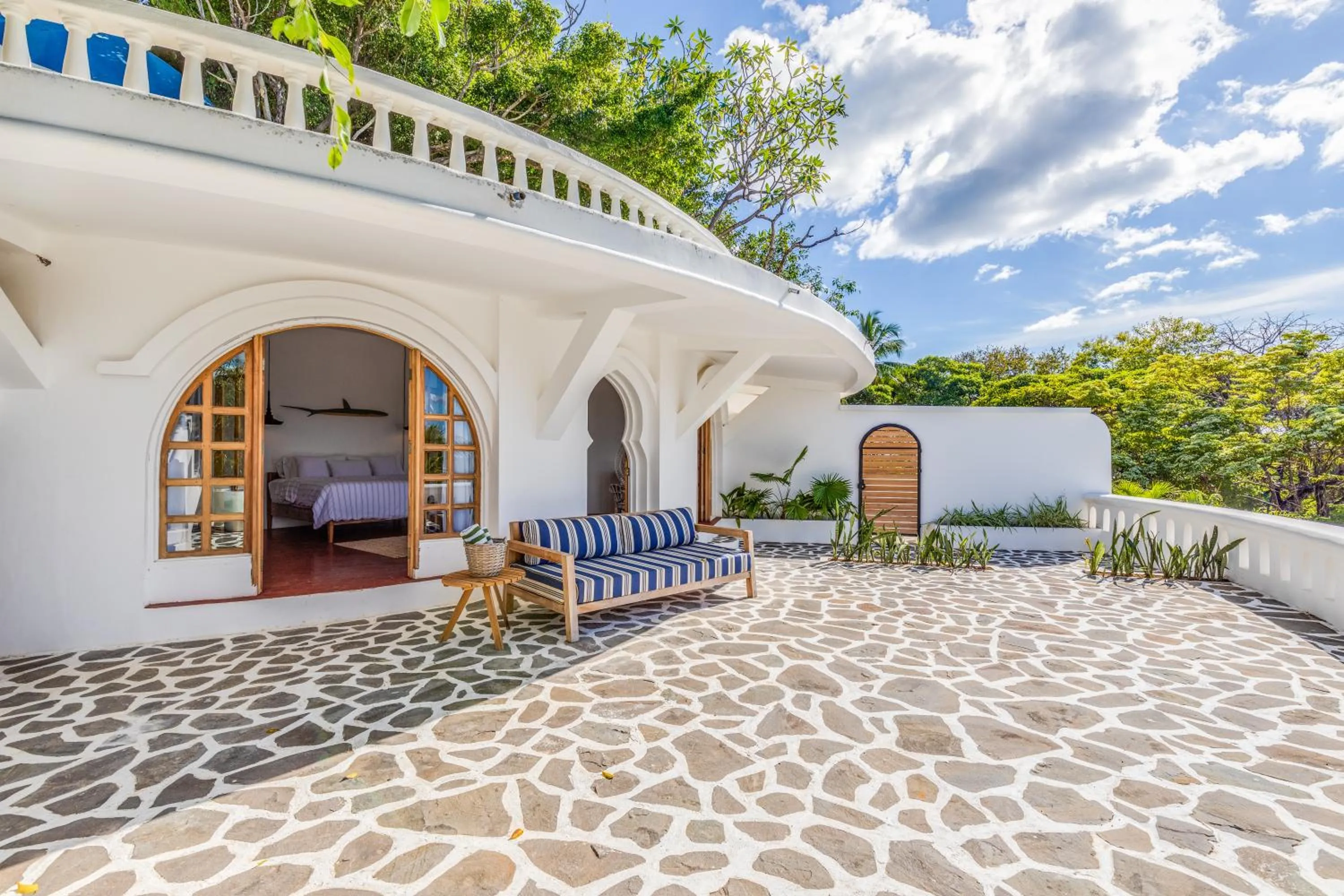Patio in Nosara Beach Hotel