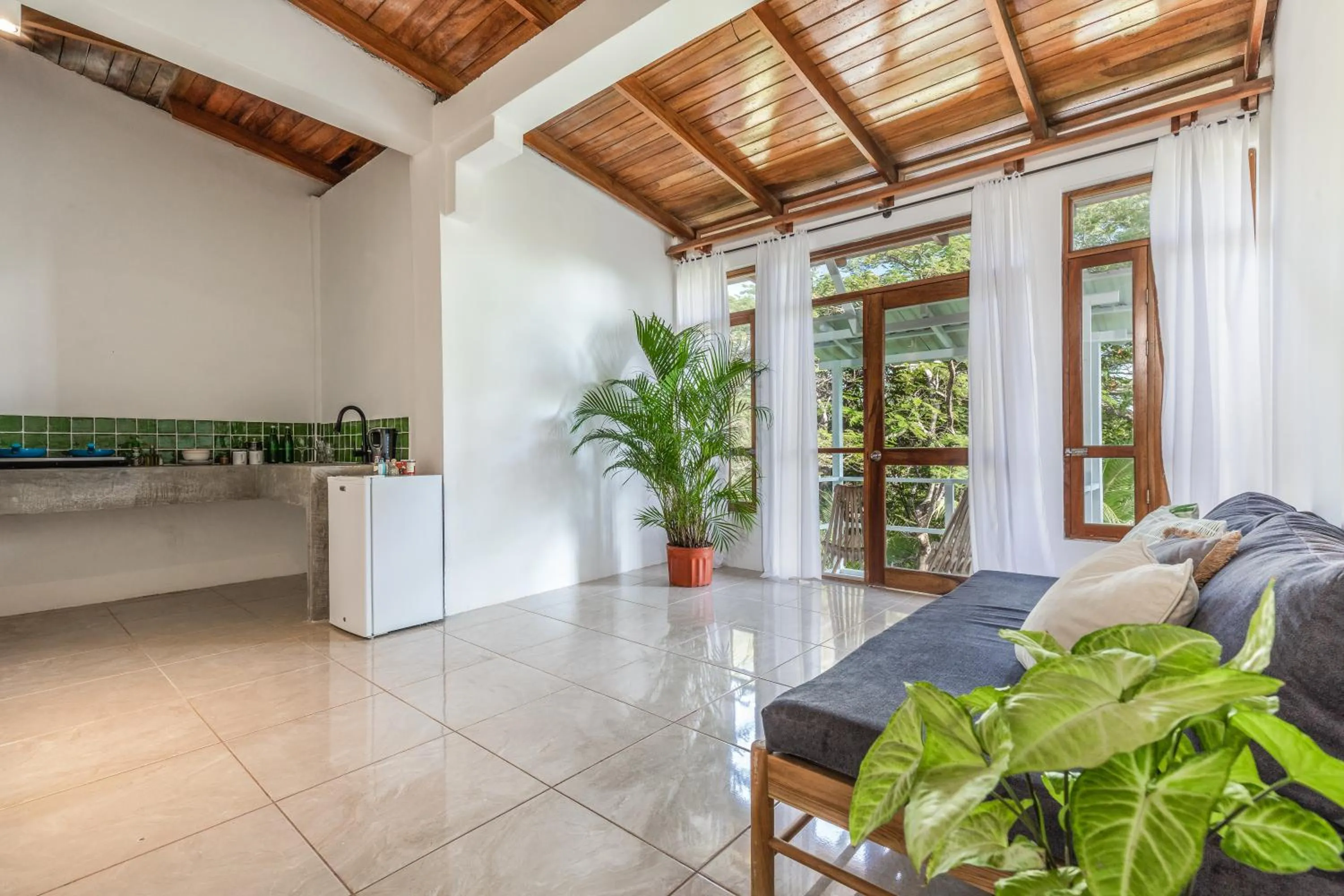 Seating area in Nosara Beach Hotel