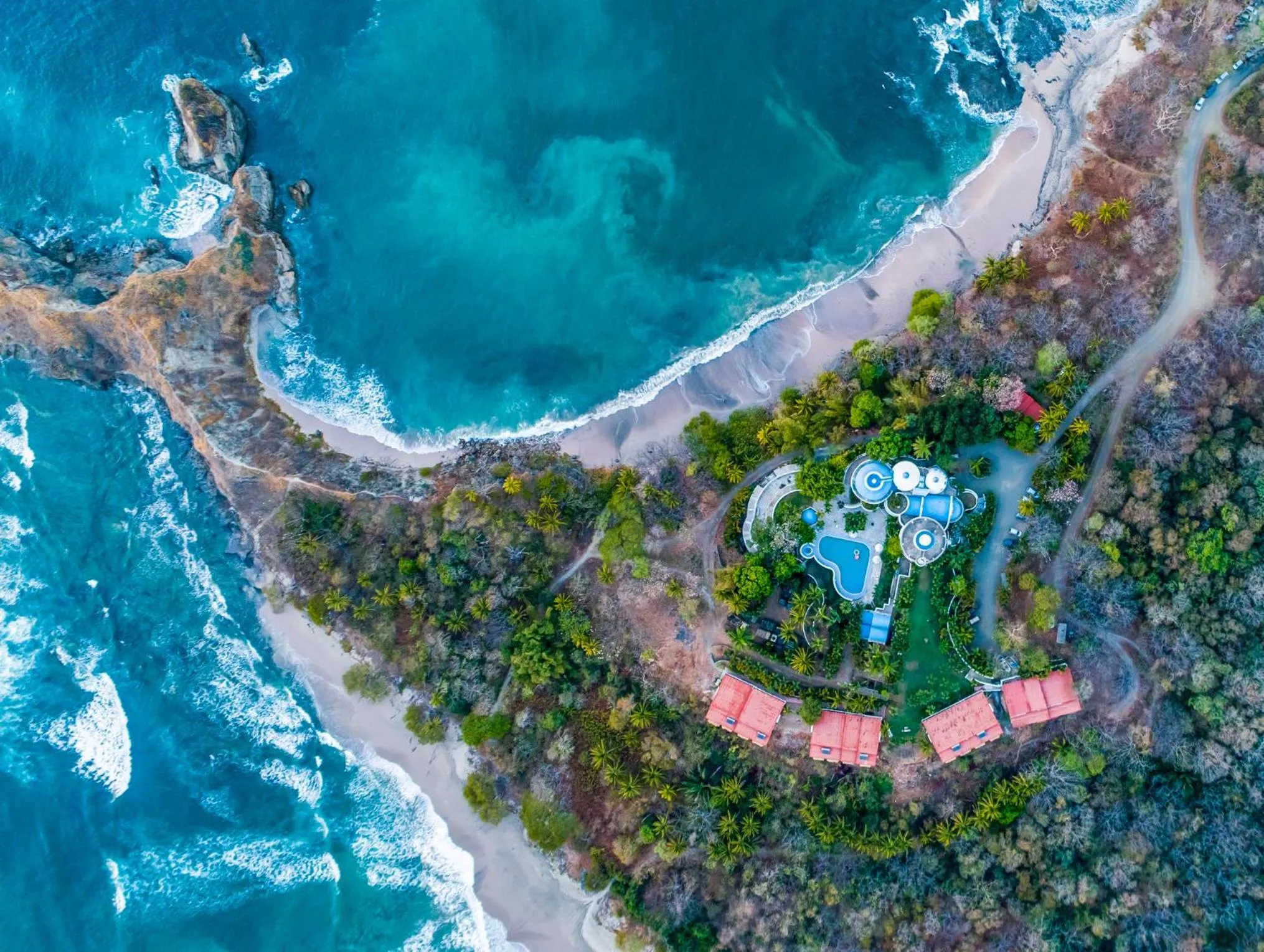 Bird's eye view in Nosara Beach Hotel