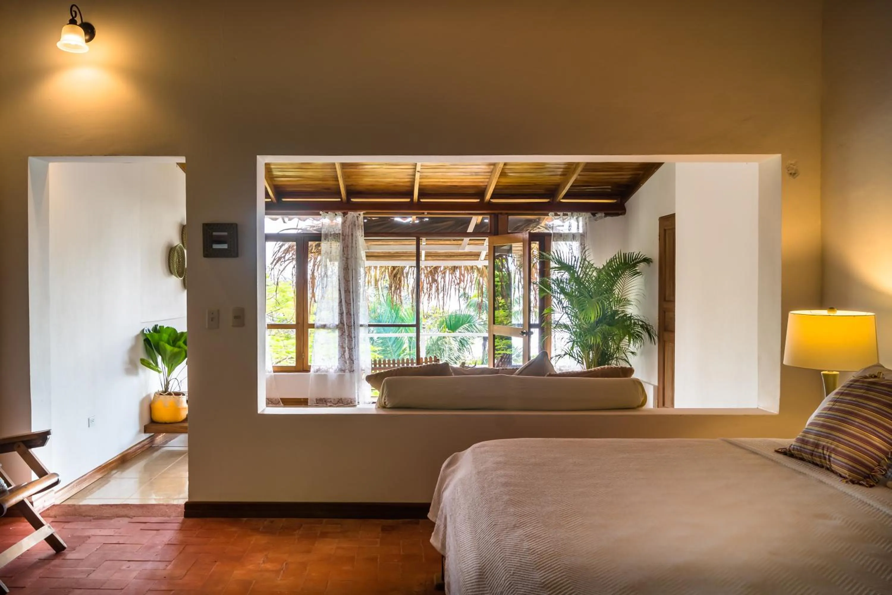 Balcony/Terrace, Bed in Nosara Beach Hotel